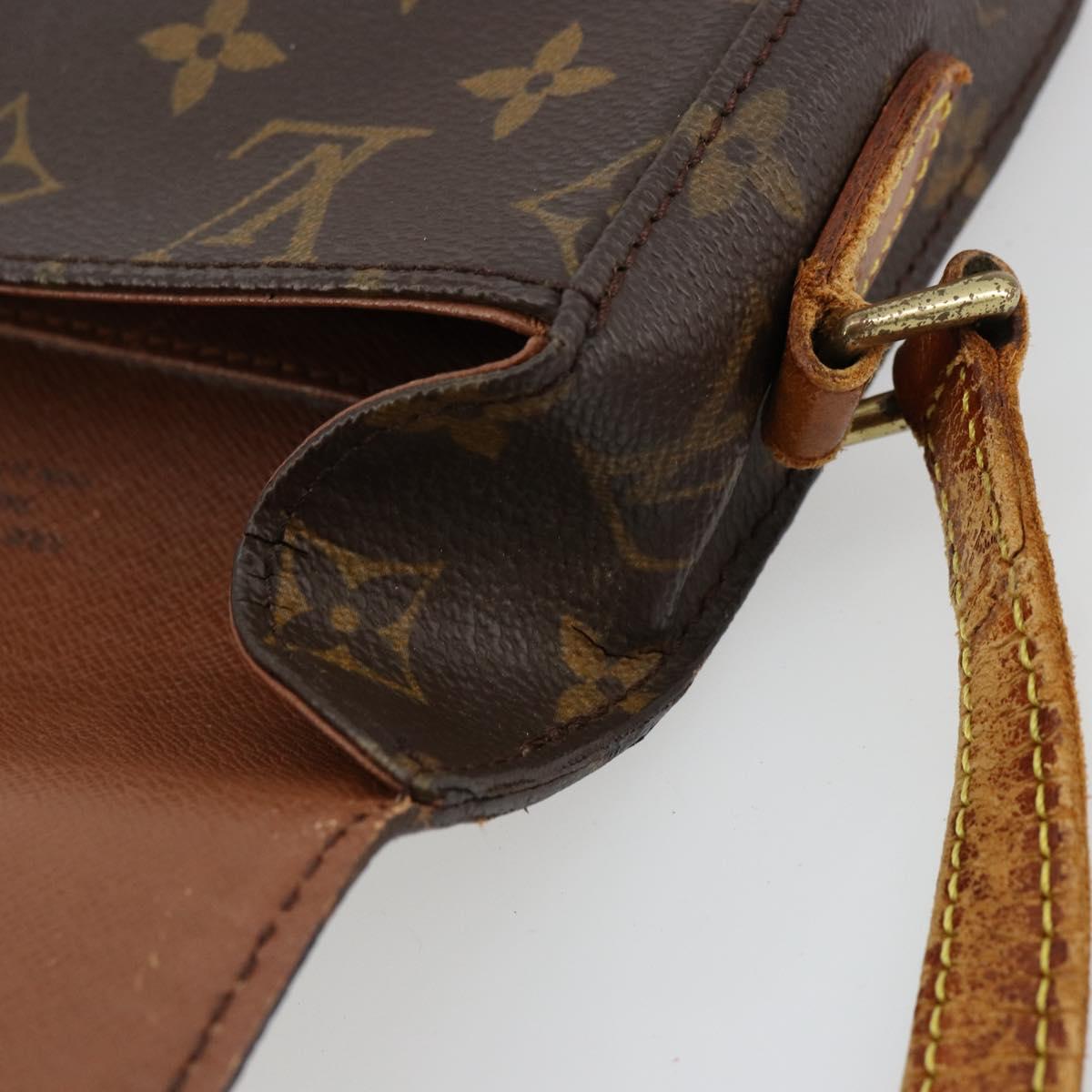 LOUIS VUITTON Monogram Saint Cloud PM Shoulder Bag M51244 LV Auth bs35203