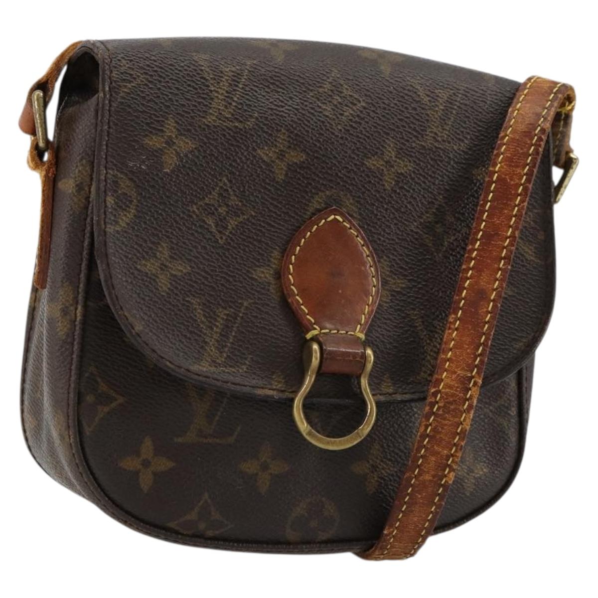 LOUIS VUITTON Monogram Saint Cloud PM Shoulder Bag M51244 LV Auth bs35203