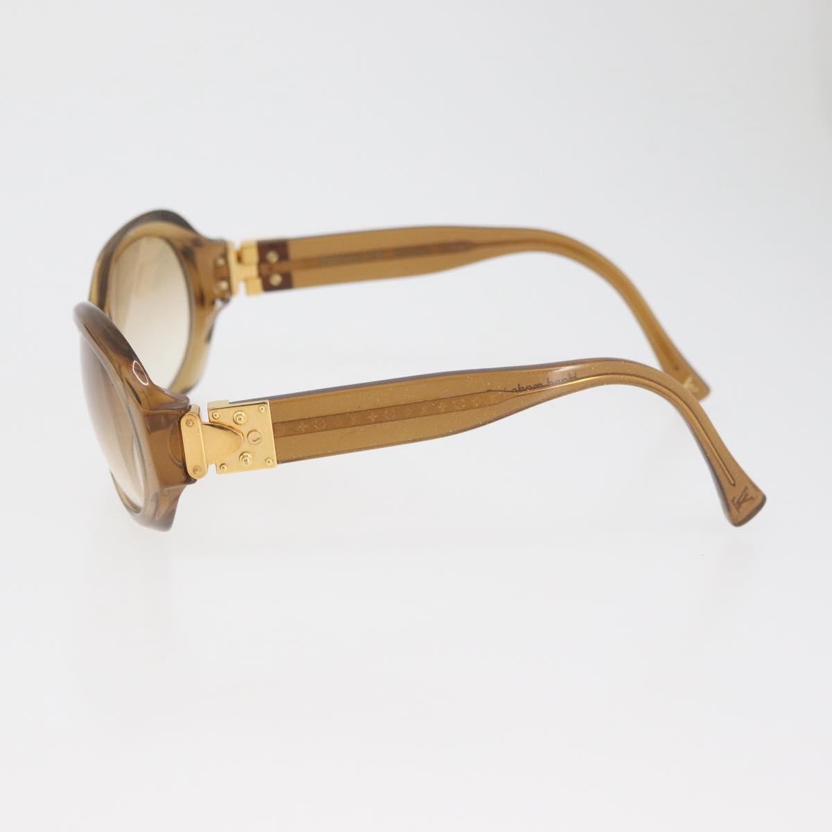LOUIS VUITTON Supsongron Sunglasses plastic Brown Z0094E LV Auth bs35214