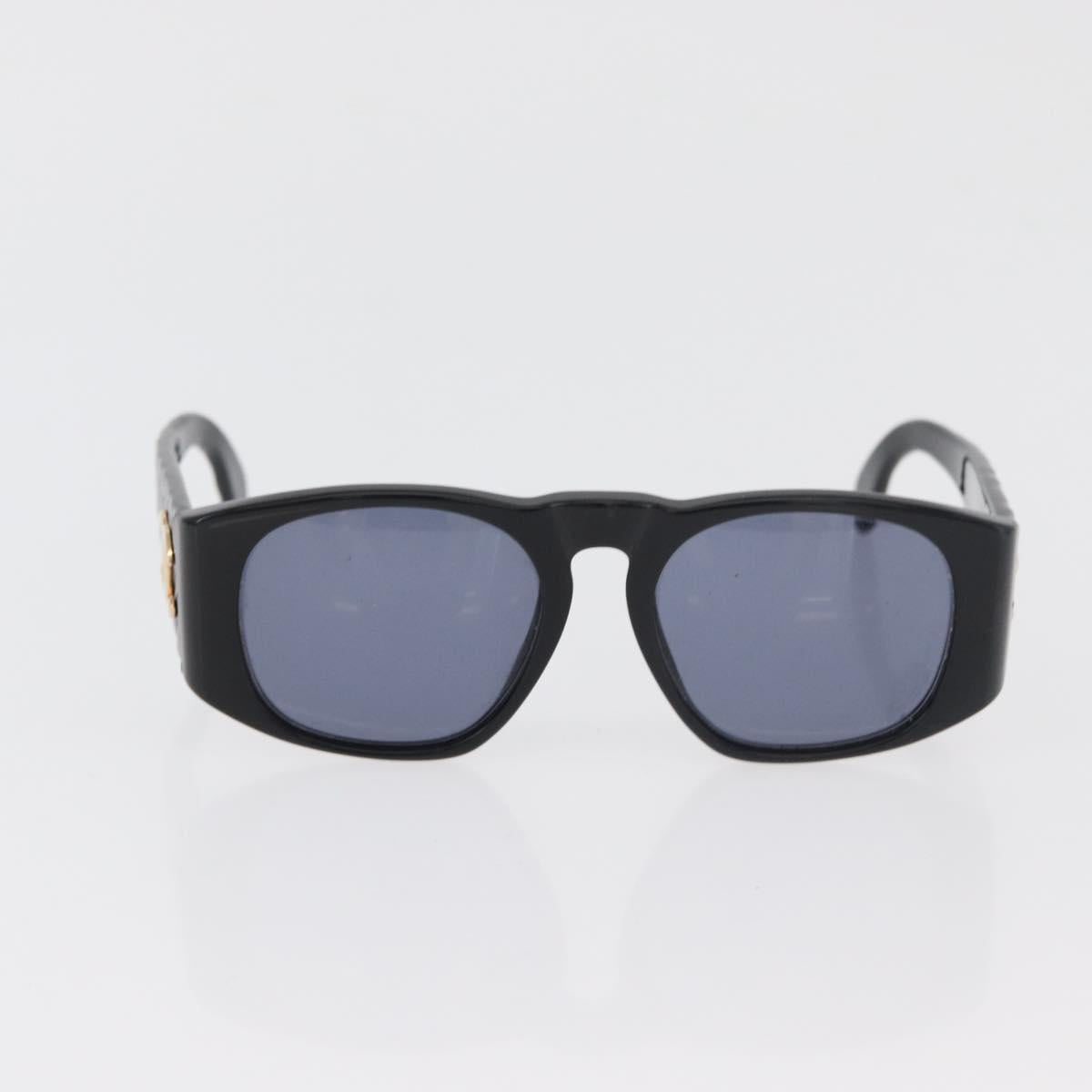 CHANEL Sunglasses plastic 2 Set Black CC Auth bs35217