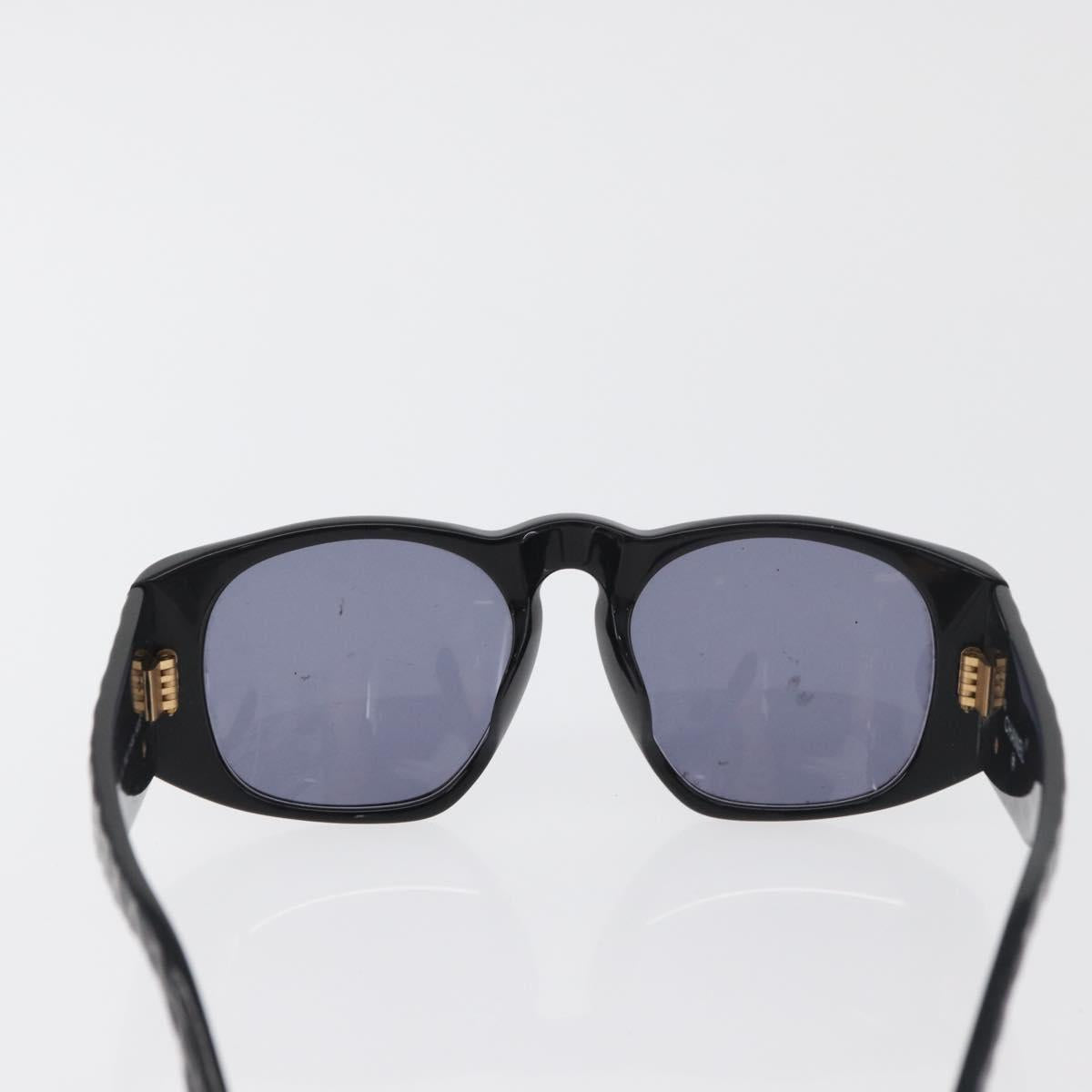 CHANEL Sunglasses plastic 2 Set Black CC Auth bs35217