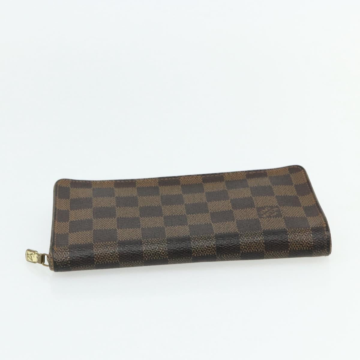LOUIS VUITTON Monogram Epi Damier Ebene Wallet 4 Set Black LV Auth bs35221