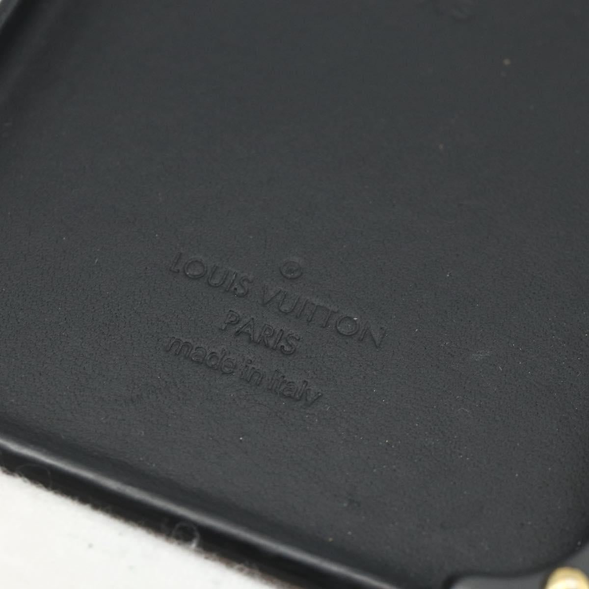 LOUIS VUITTON Monogram Epi Damier Ebene Wallet 4 Set Black LV Auth bs35221
