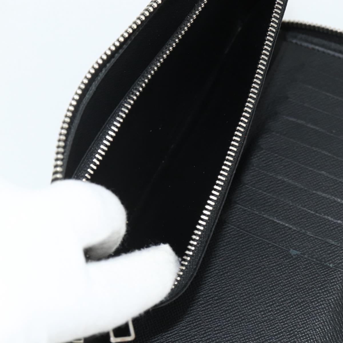 LOUIS VUITTON Monogram Epi Damier Ebene Wallet 4 Set Black LV Auth bs35221