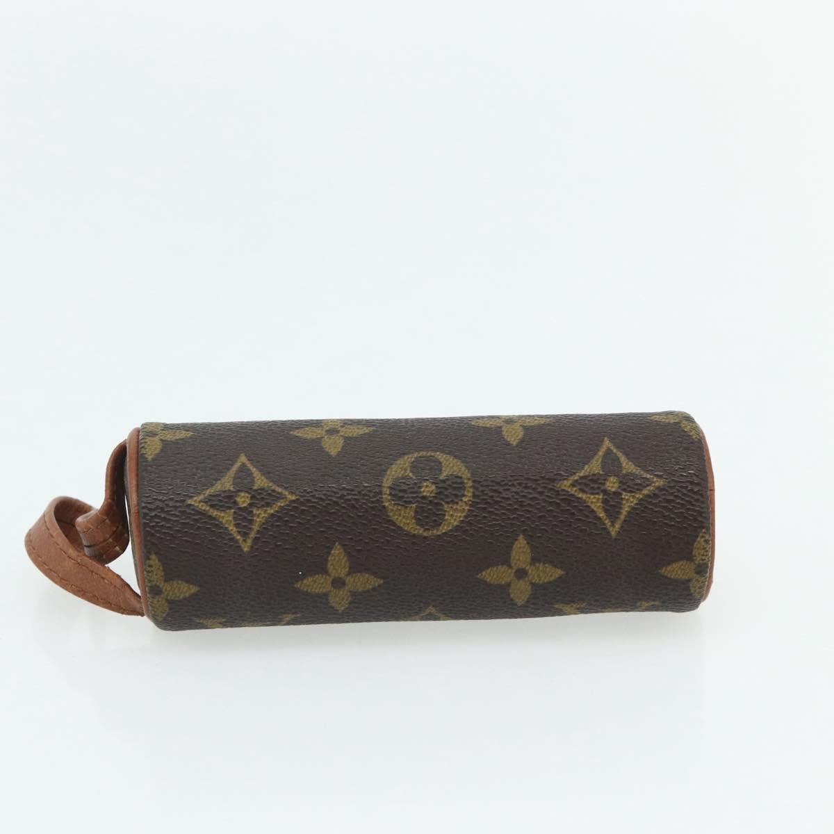 LOUIS VUITTON Damier Azur Monogram Taiga Pouch 3 Set Epicea LV Auth bs35222