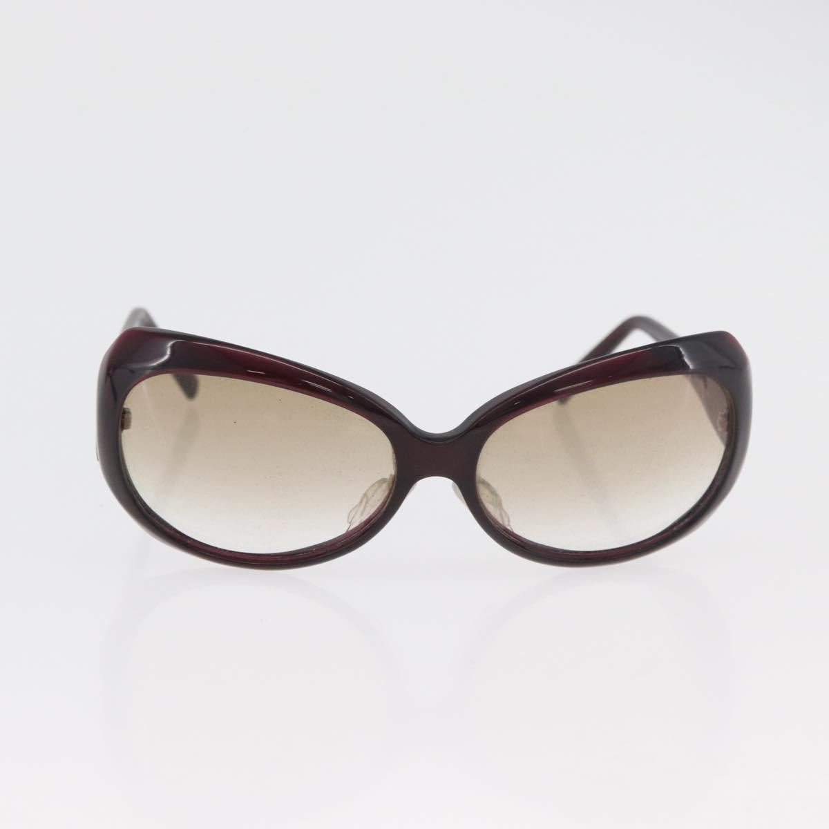 PRADA Salvatore Ferragamo Sunglasses plastic 2 Set Brown Silver Auth bs35223