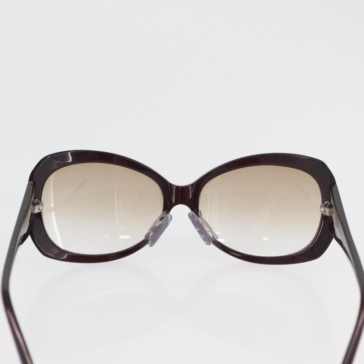 PRADA Salvatore Ferragamo Sunglasses plastic 2 Set Brown Silver Auth bs35223