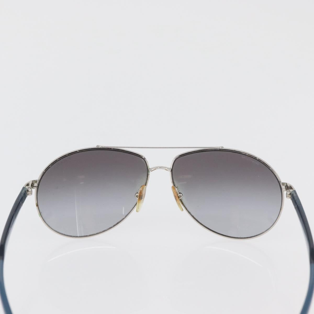 PRADA Salvatore Ferragamo Sunglasses plastic 2 Set Brown Silver Auth bs35223