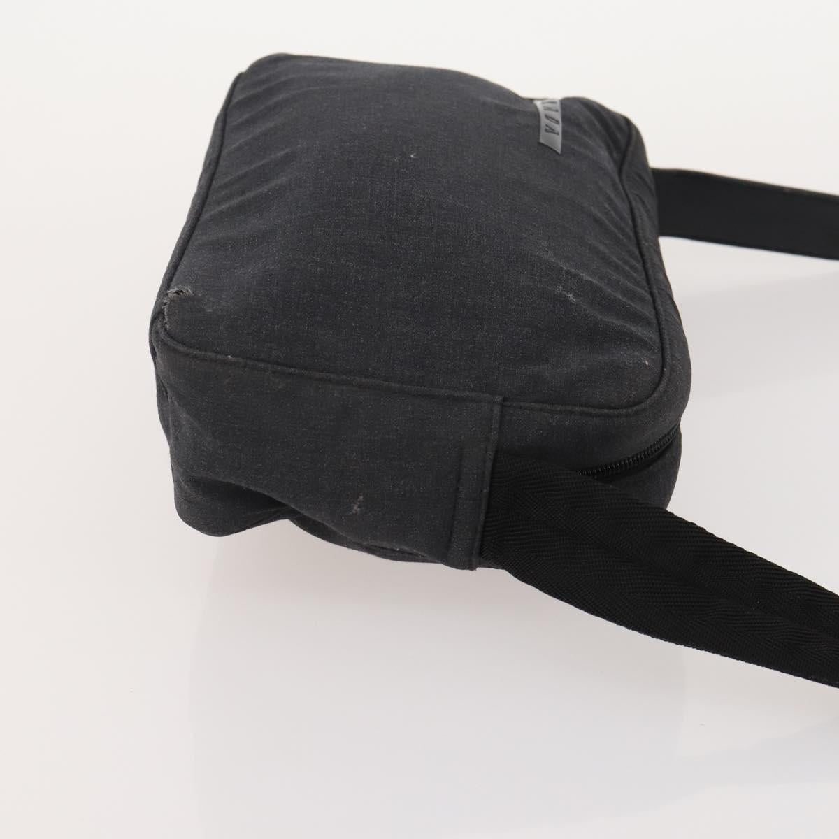 PRADA Shoulder Bag Nylon Canvas 3 Set Black Auth bs35224