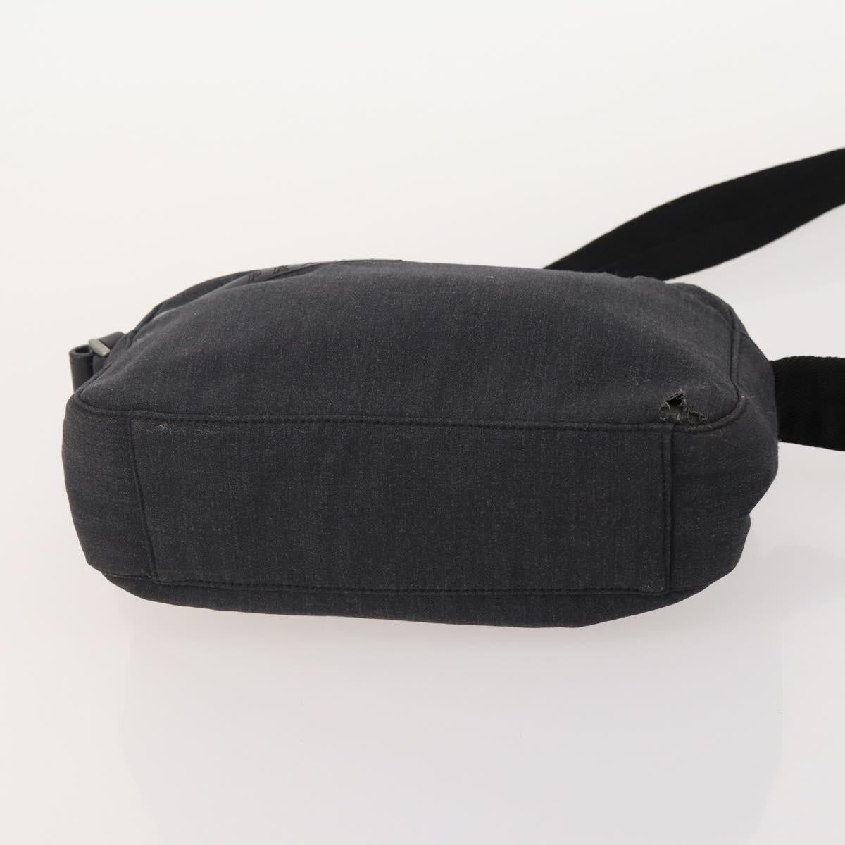 PRADA Shoulder Bag Nylon Canvas 3 Set Black Auth bs35224