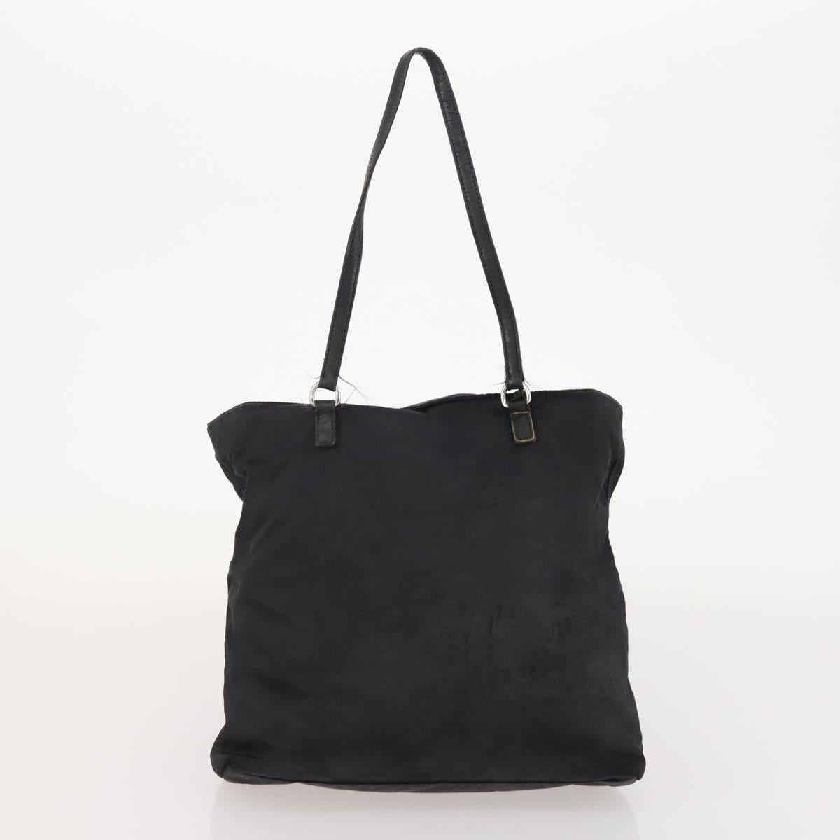 PRADA Shoulder Bag Nylon Canvas 3 Set Black Auth bs35224