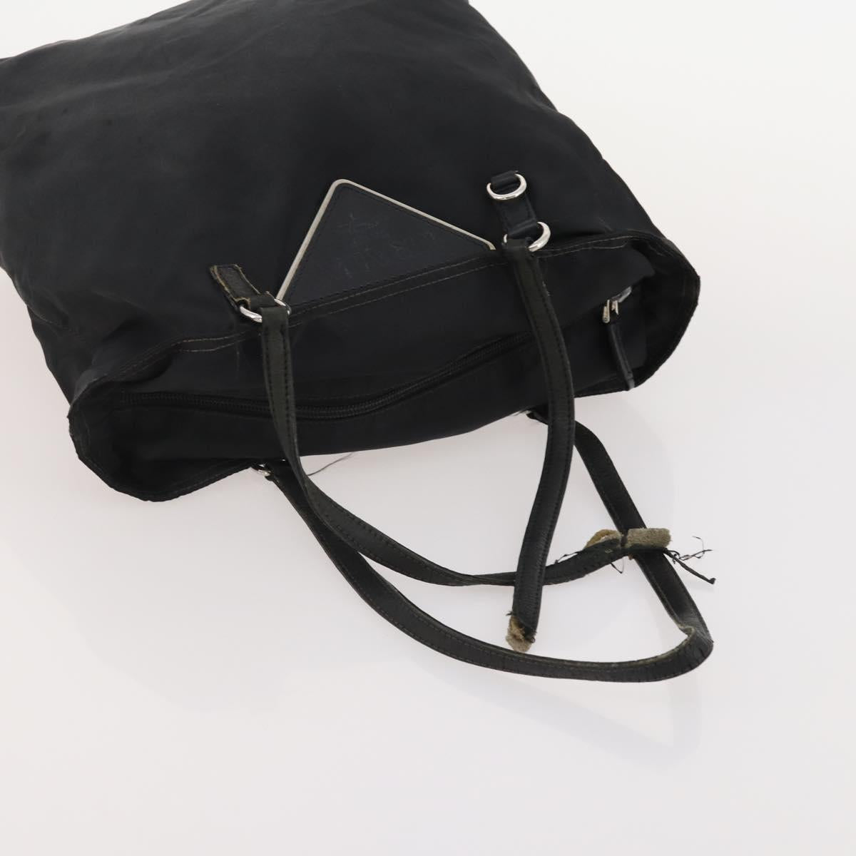 PRADA Shoulder Bag Nylon Canvas 3 Set Black Auth bs35224