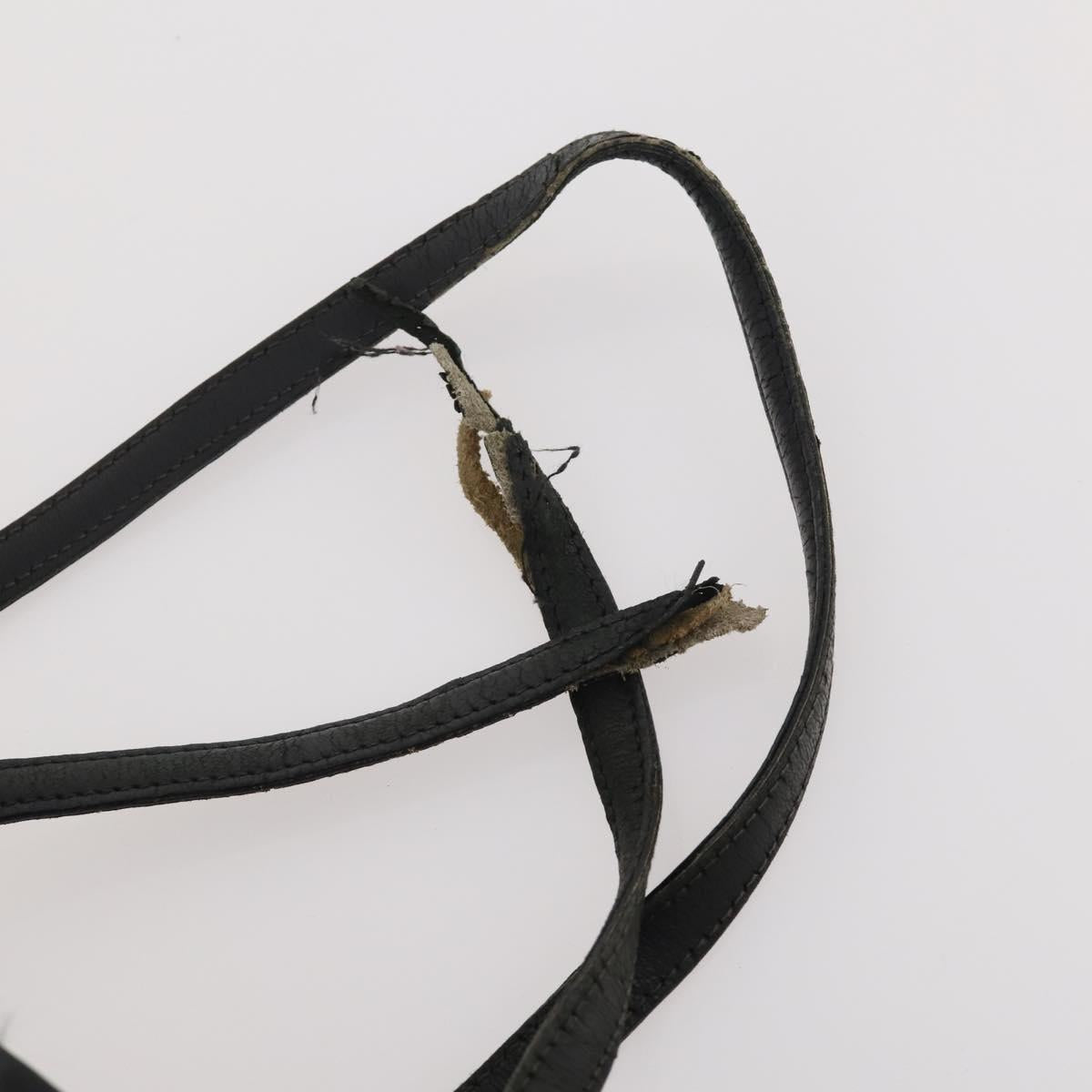 PRADA Shoulder Bag Nylon Canvas 3 Set Black Auth bs35224