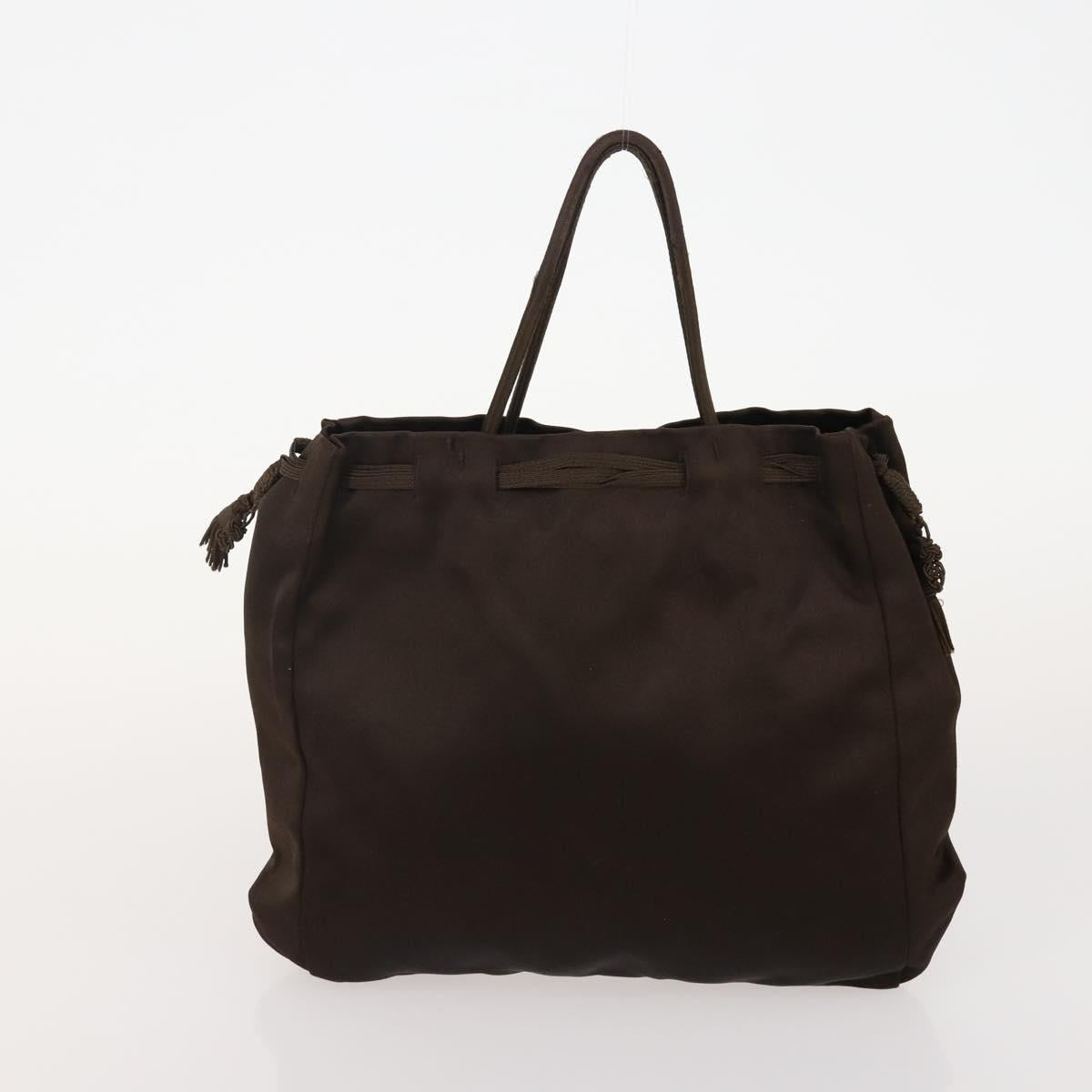 PRADA Shoulder Bag Nylon Leather 5 Set Black Navy Brown Auth bs35225