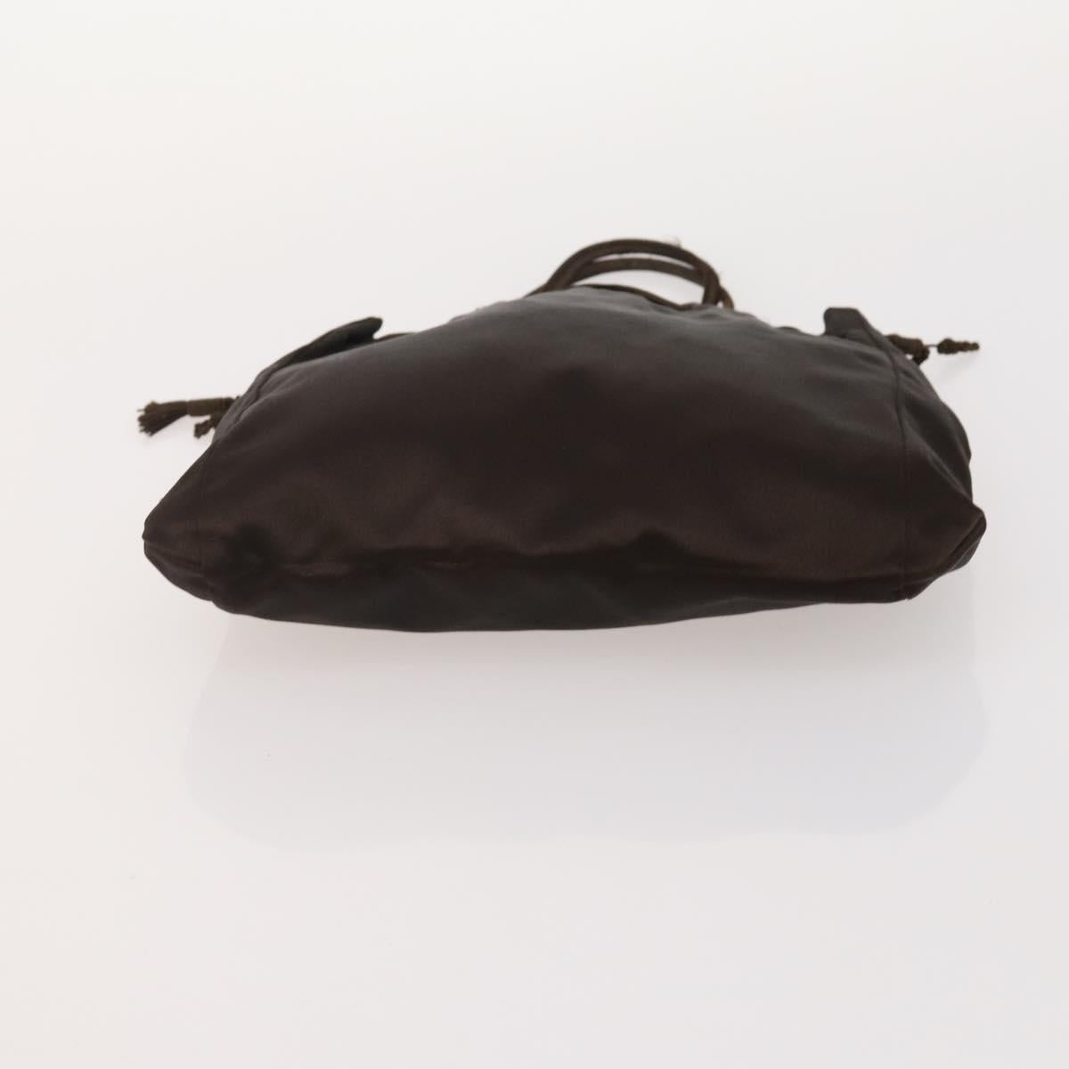 PRADA Shoulder Bag Nylon Leather 5 Set Black Navy Brown Auth bs35225