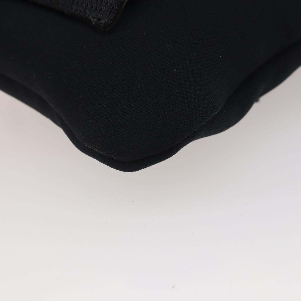 PRADA Sports Line Waist bag Nylon Black Auth bs35247A