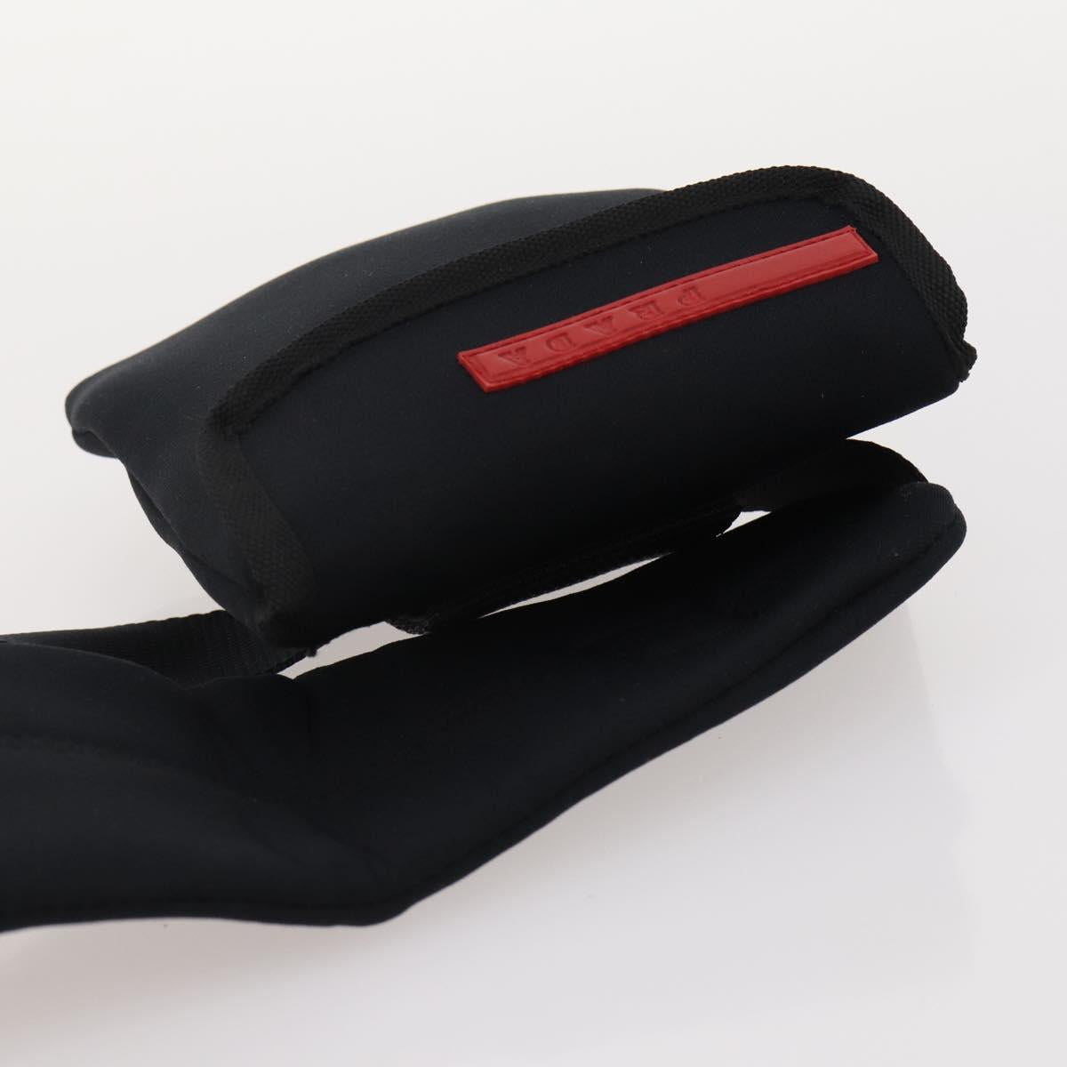 PRADA Sports Line Waist bag Nylon Black Auth bs35247A