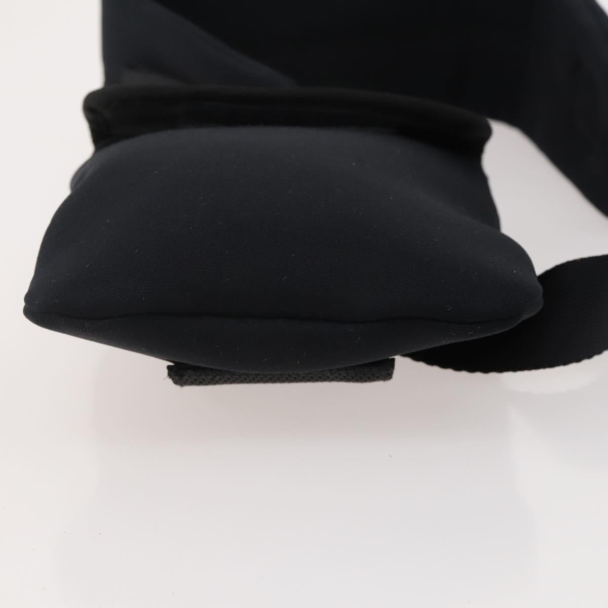 PRADA Sports Line Waist bag Nylon Black Auth bs35247A