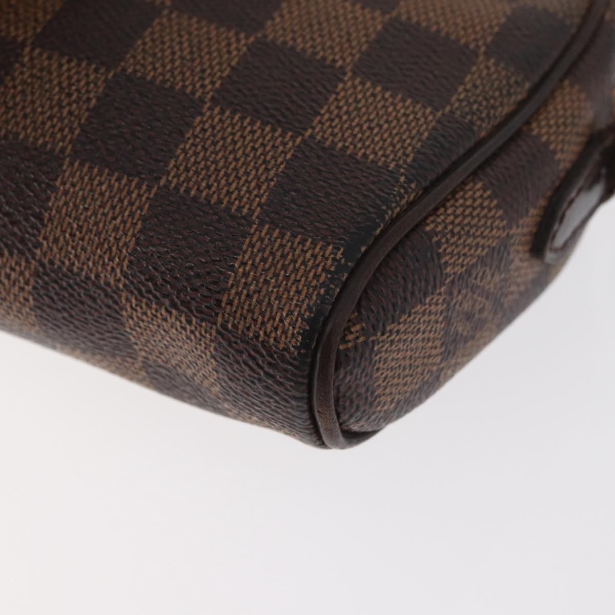 LOUIS VUITTON Damier Ebene Pochette Ipanema Shoulder Bag N51296 LV Auth bs35266