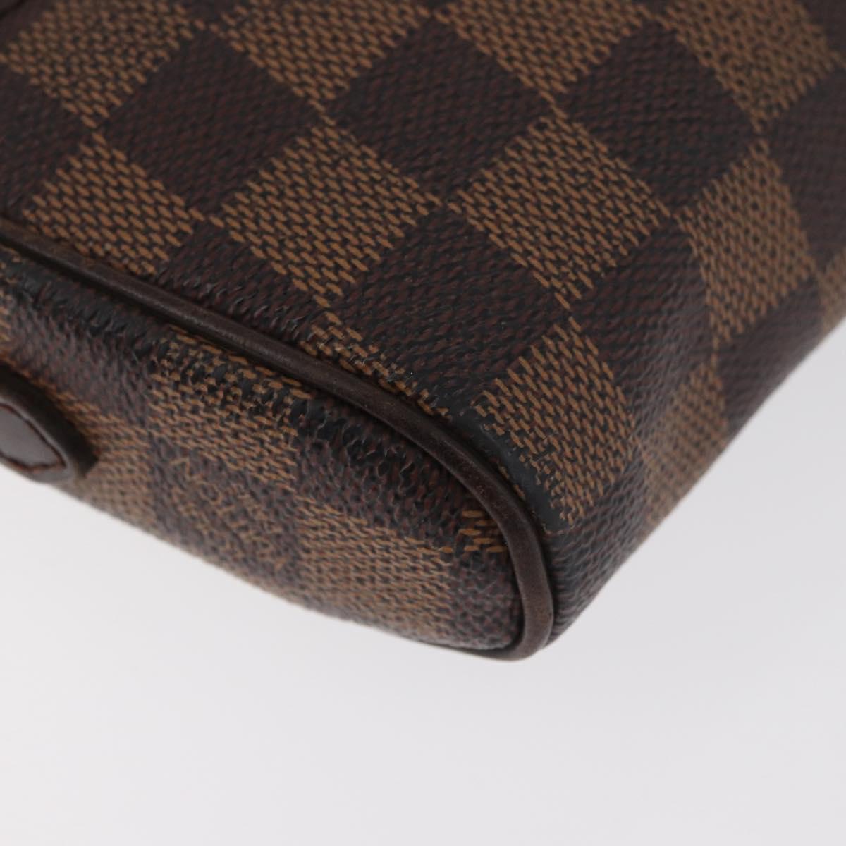 LOUIS VUITTON Damier Ebene Pochette Ipanema Shoulder Bag N51296 LV Auth bs35266