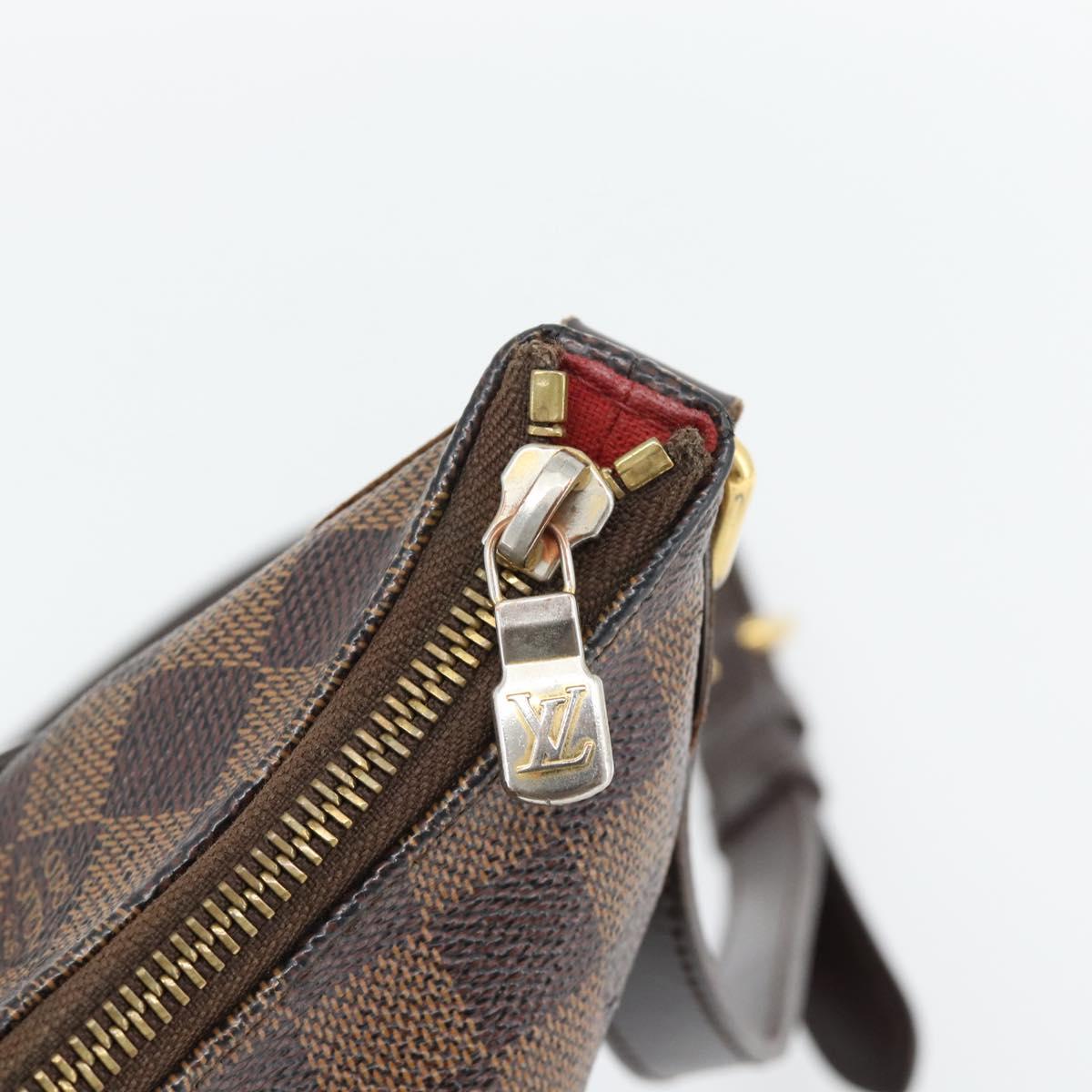 LOUIS VUITTON Damier Ebene Bloomsbury PM Shoulder Bag N42251 LV Auth bs35283