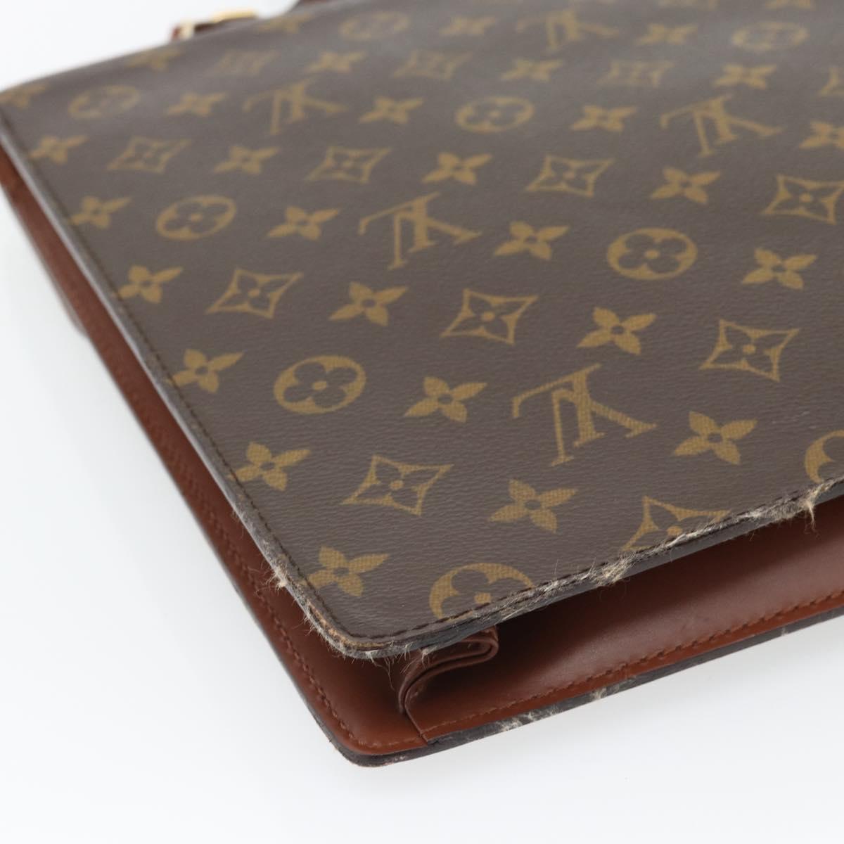 LOUIS VUITTON Monogram Porte Documents Bandouliere Bag M53338 LV Auth bs35313