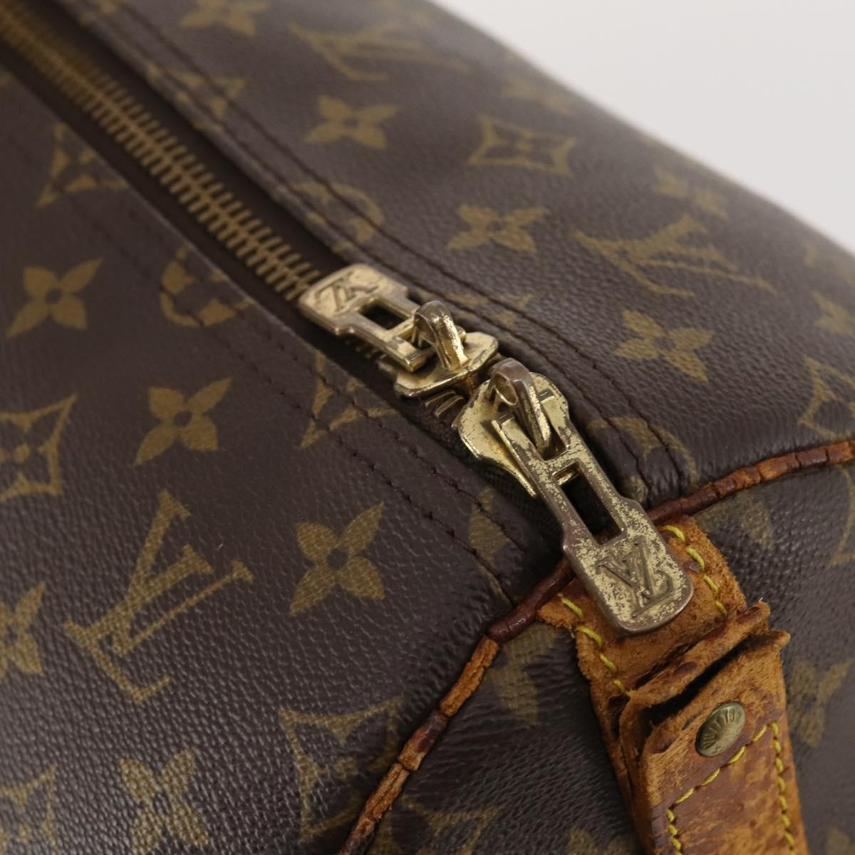 LOUIS VUITTON Monogram Keepall Bandouliere55 Boston Bag M41414 LV Auth bs35314