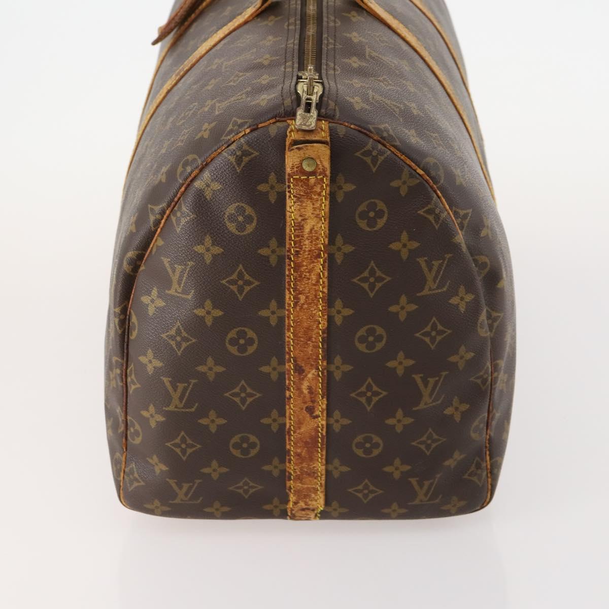 LOUIS VUITTON Monogram Keepall Bandouliere55 Boston Bag M41414 LV Auth bs35314