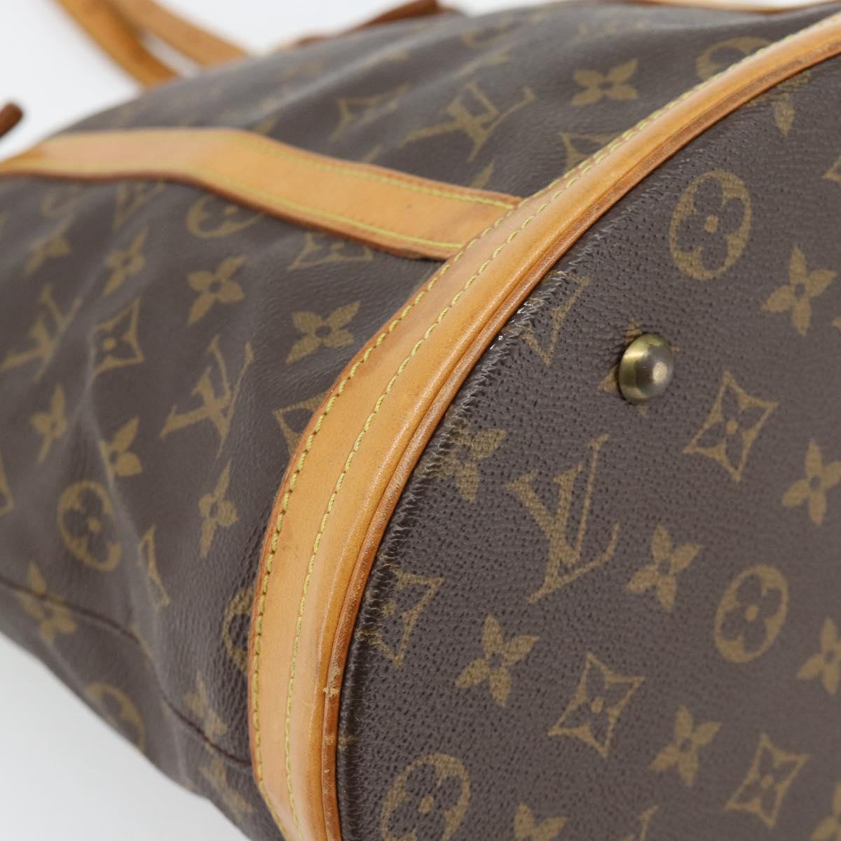 LOUIS VUITTON Monogram Bucket GM Shoulder Bag M42236 LV Auth bs35316