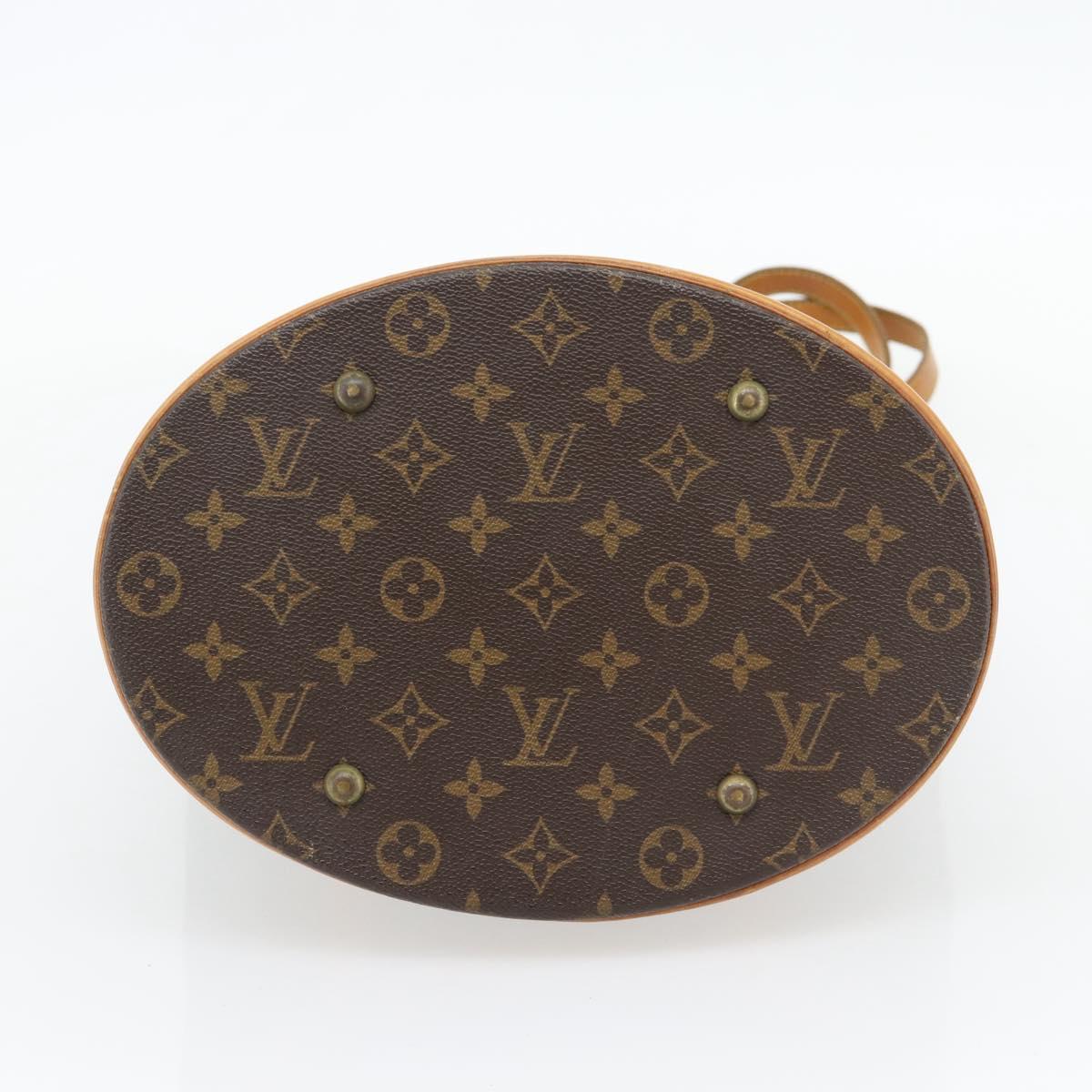 LOUIS VUITTON Monogram Bucket GM Shoulder Bag M42236 LV Auth bs35316