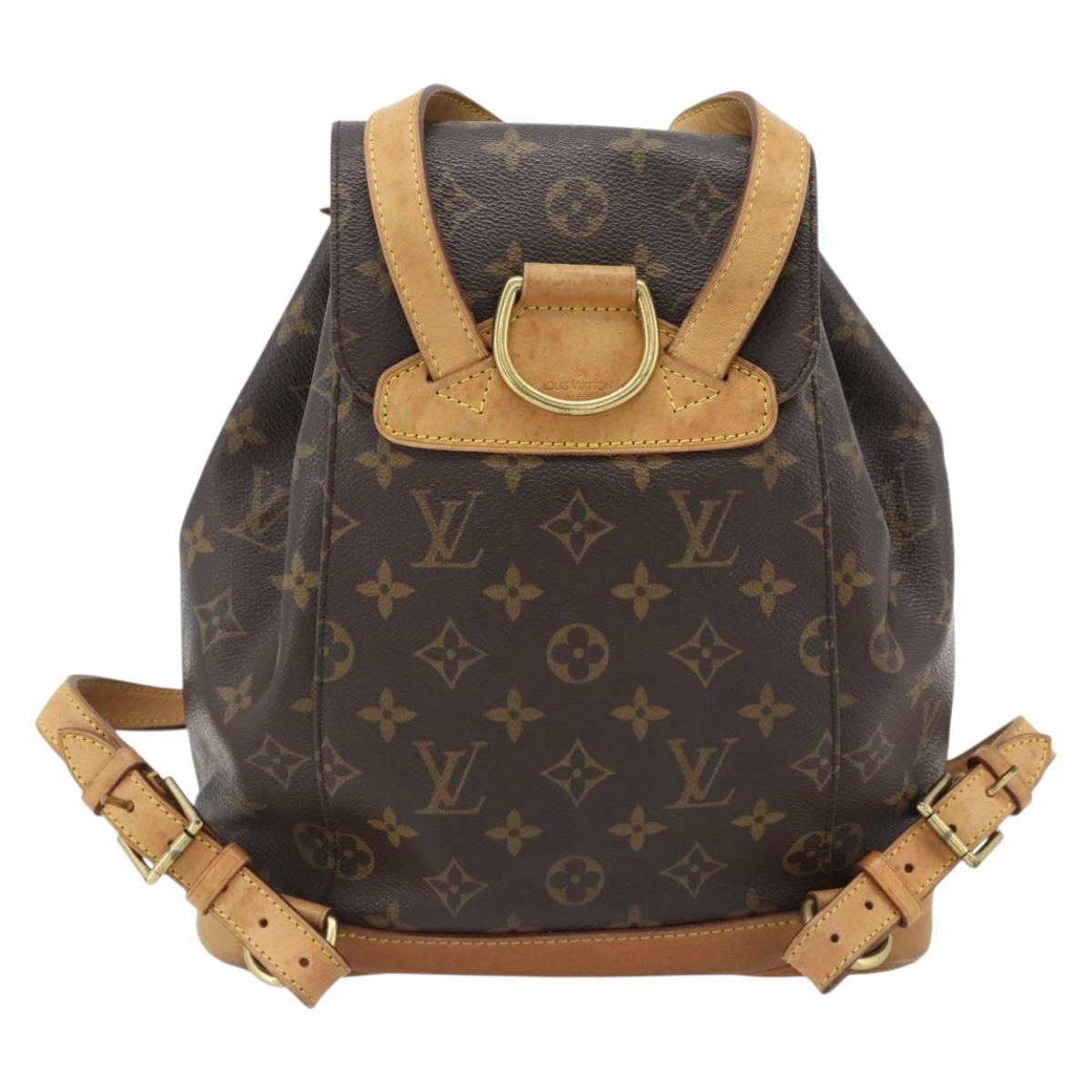 LOUIS VUITTON Monogram Montsouris PM Backpack M51137 LV Auth bs35318A