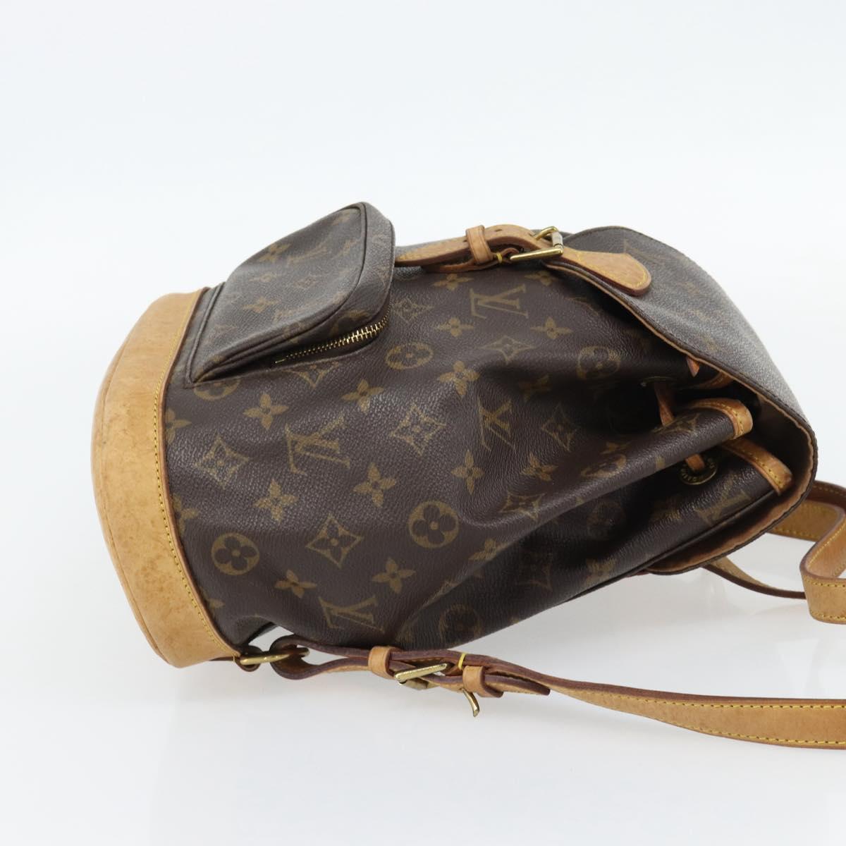 LOUIS VUITTON Monogram Montsouris PM Backpack M51137 LV Auth bs35318A