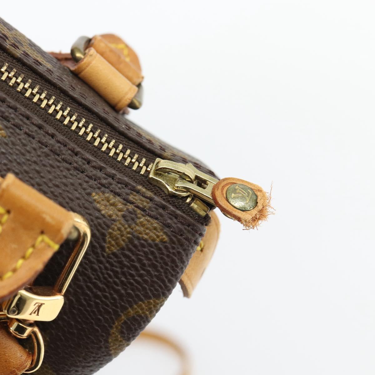 LOUIS VUITTON Monogram Mini Speedy Hand Bag M41534 LV Auth bs35320