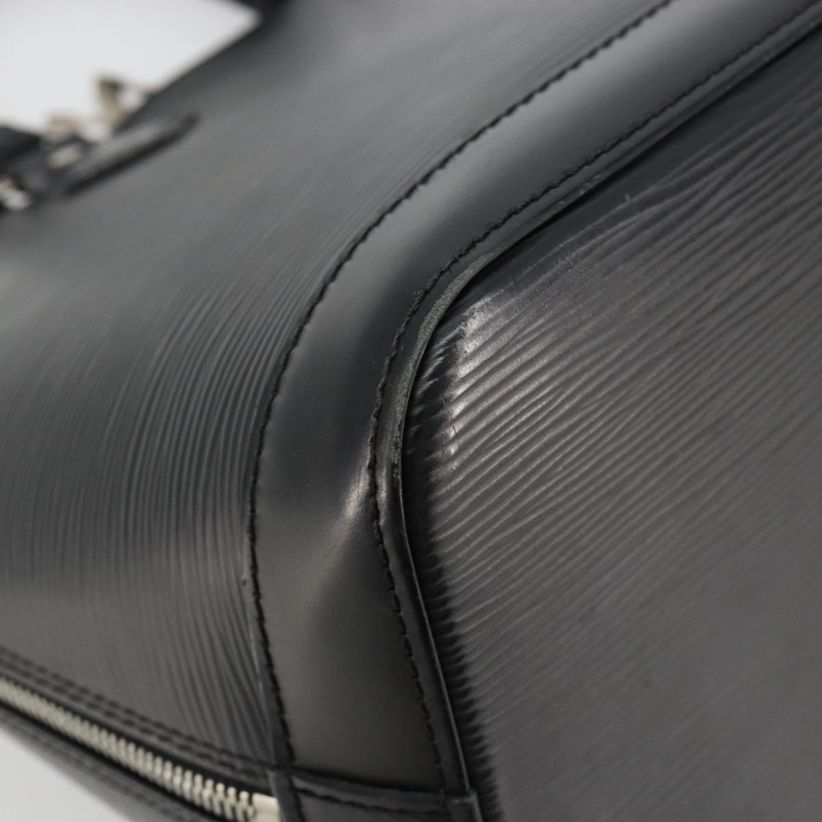 LOUIS VUITTON Epi Alma Hand Bag Noir Black M52142 LV Auth bs35322A