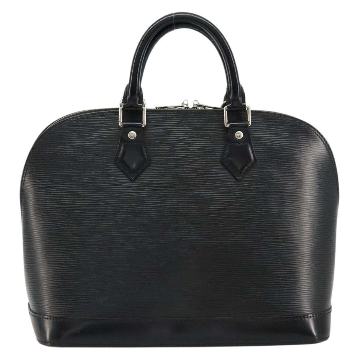 LOUIS VUITTON Epi Alma Hand Bag Noir Black M52142 LV Auth bs35322A