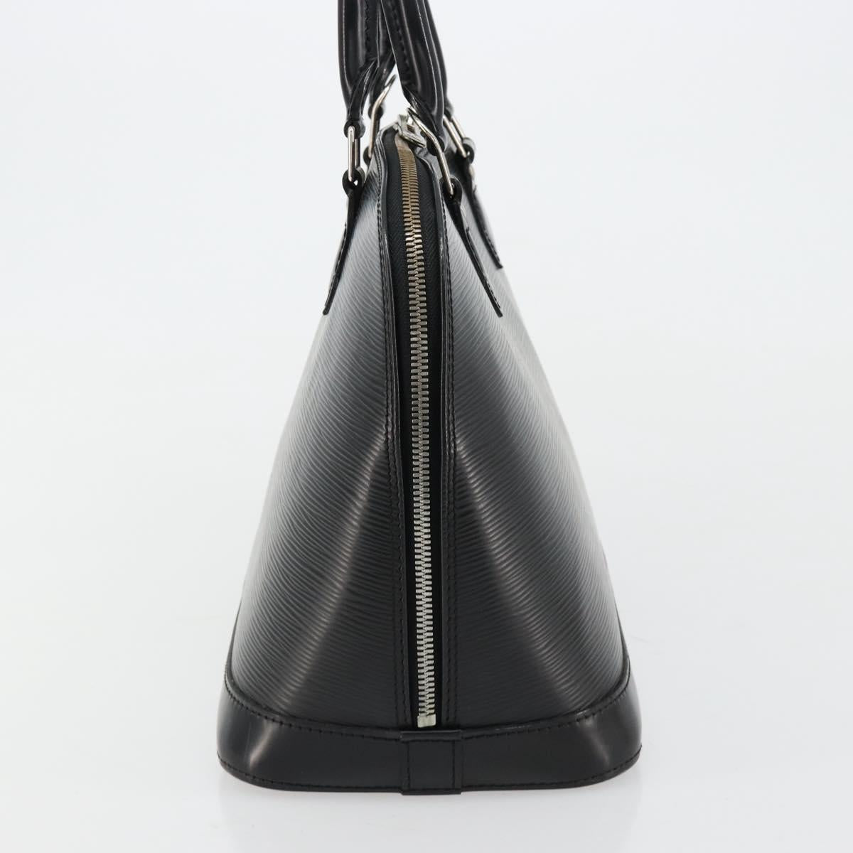 LOUIS VUITTON Epi Alma Hand Bag Noir Black M52142 LV Auth bs35322A