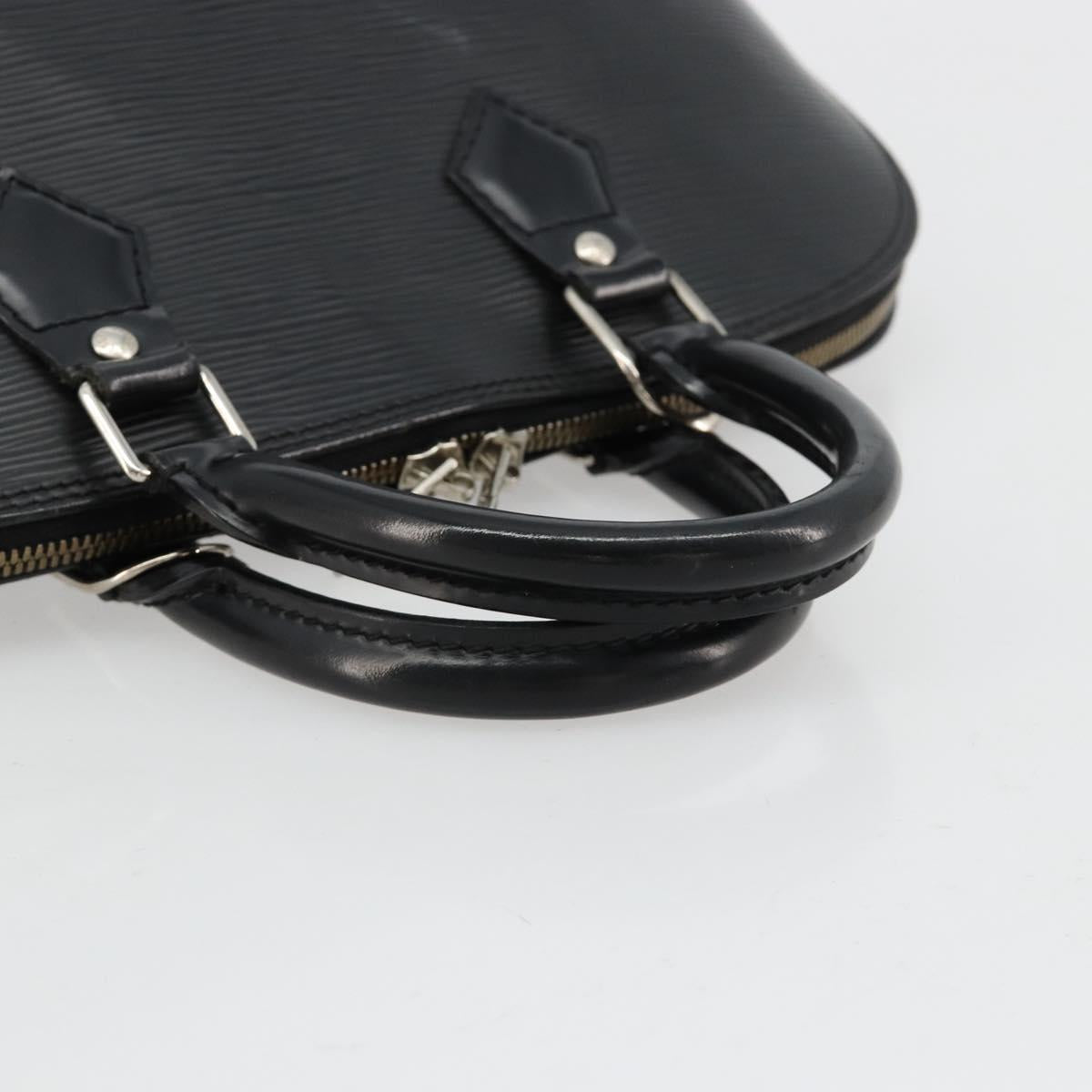 LOUIS VUITTON Epi Alma Hand Bag Noir Black M52142 LV Auth bs35322A
