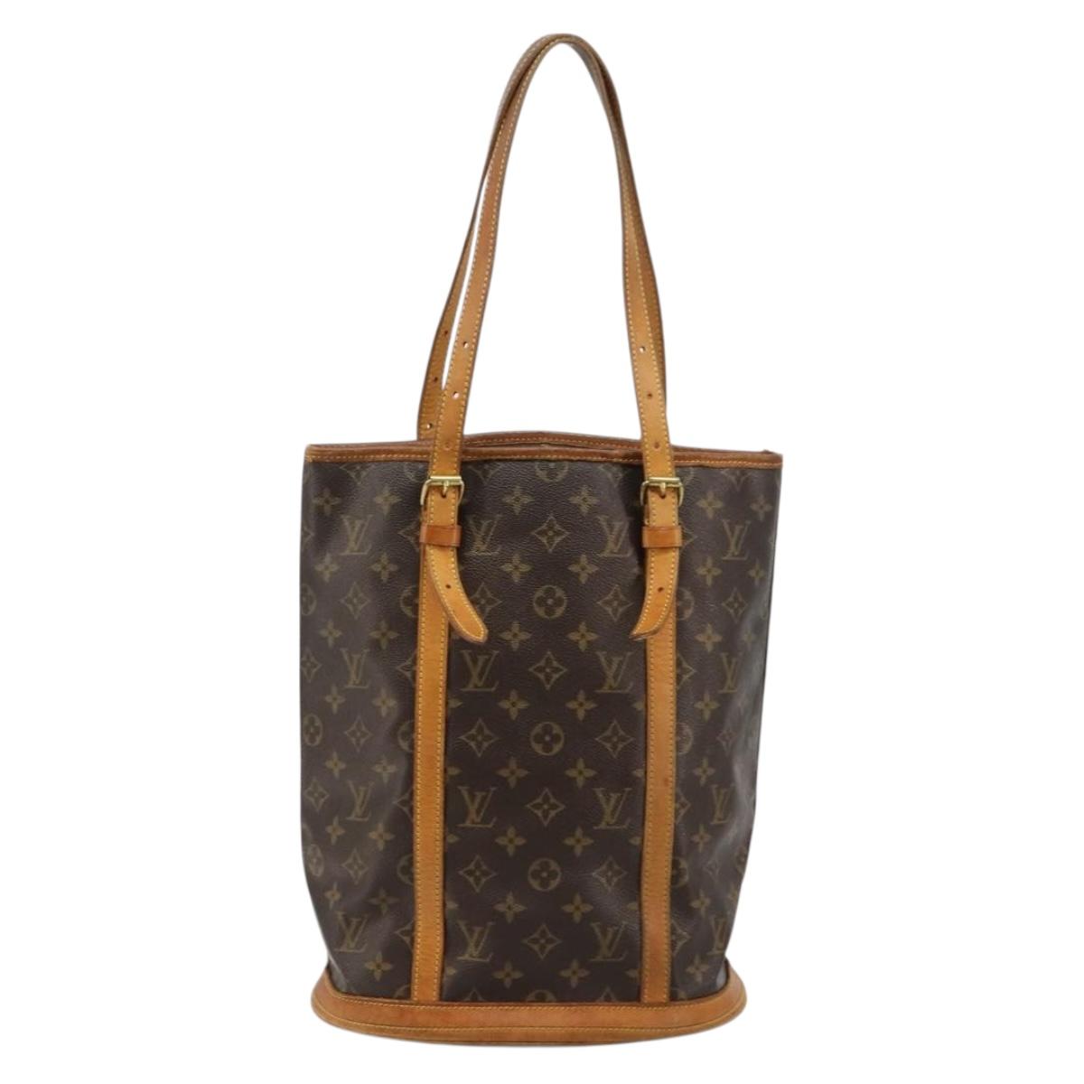 LOUIS VUITTON Monogram Bucket GM Shoulder Bag M42236 LV Auth bs35328