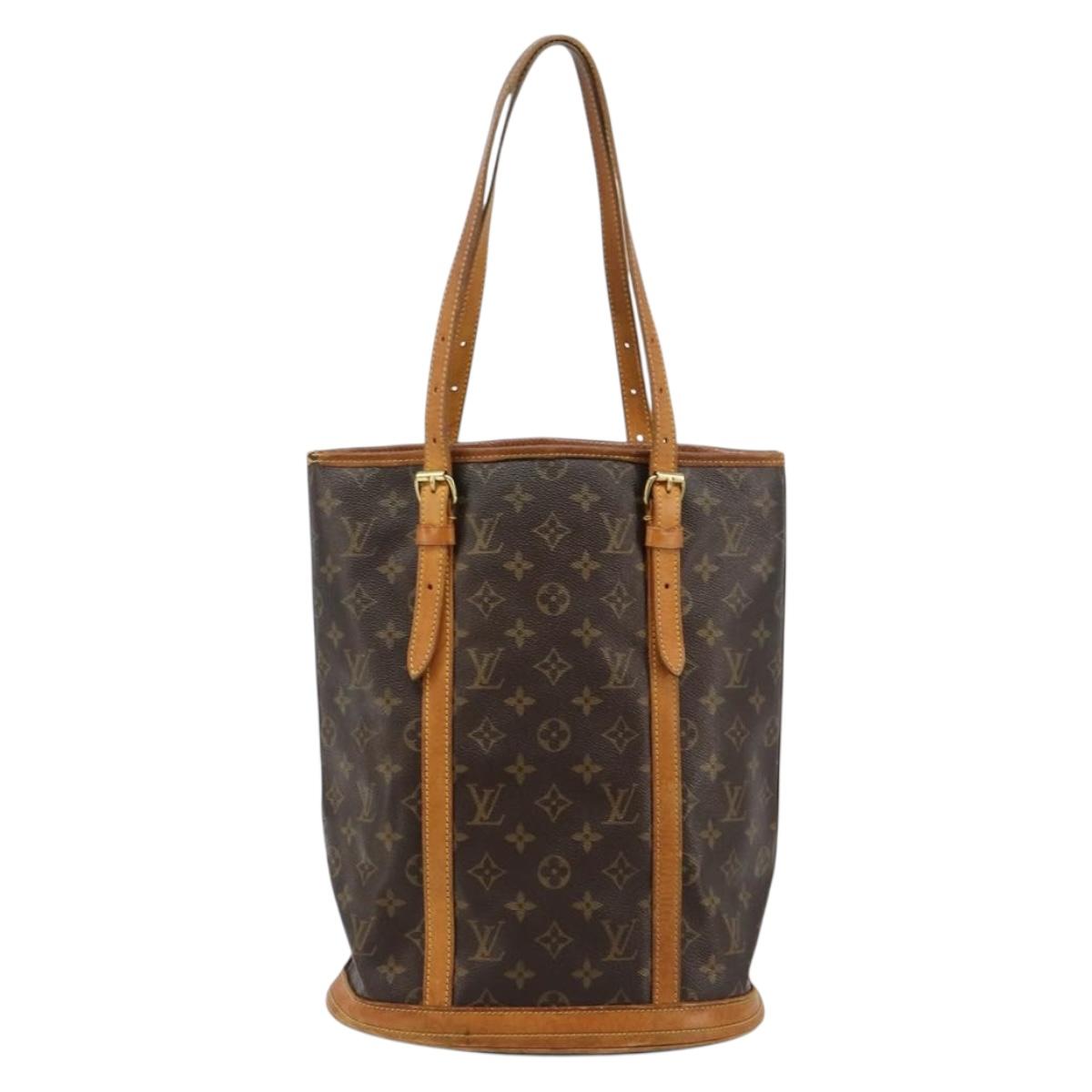 LOUIS VUITTON Monogram Bucket GM Shoulder Bag M42236 LV Auth bs35328