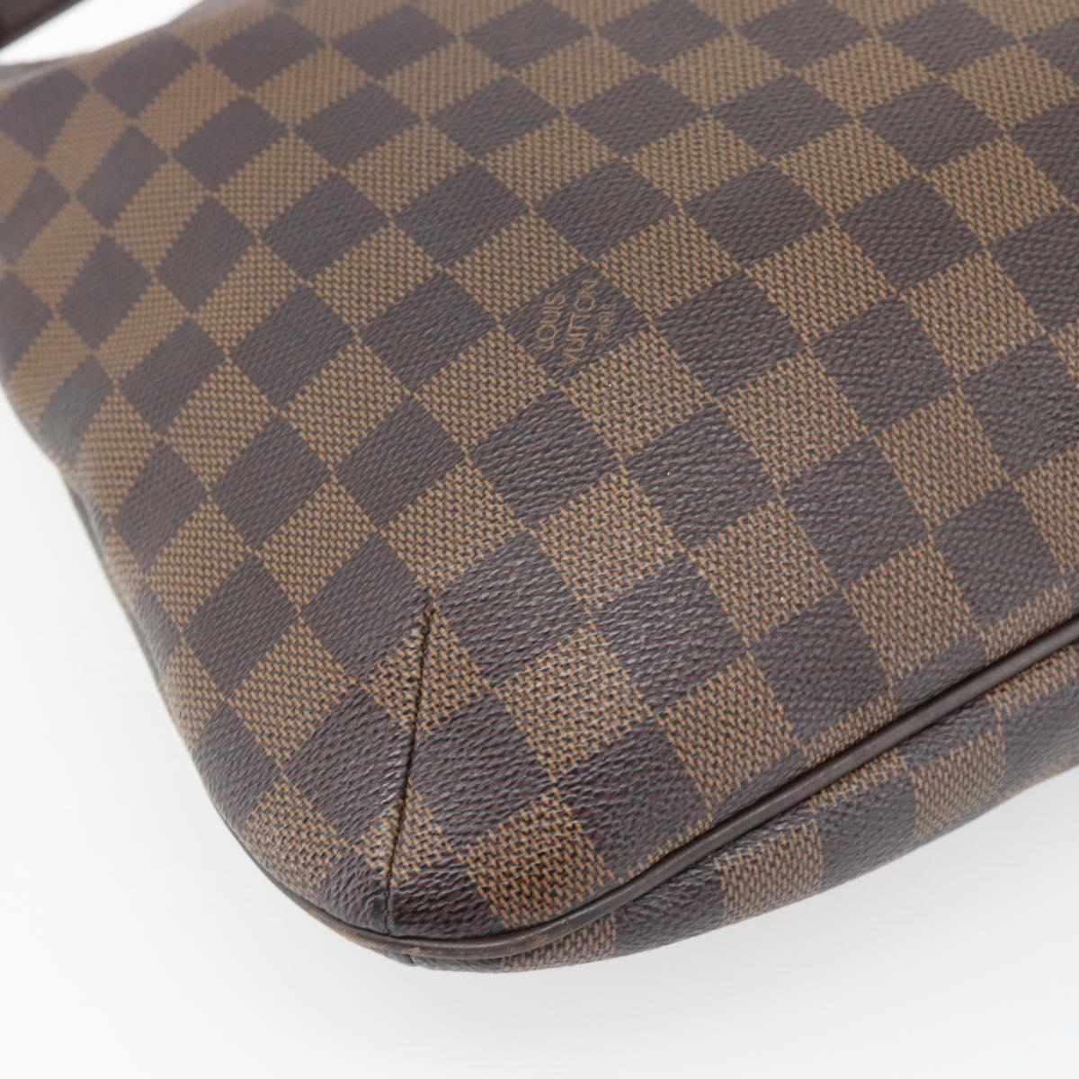 LOUIS VUITTON Damier Ebene Bloomsbury PM Shoulder Bag N42251 LV Auth bs35330