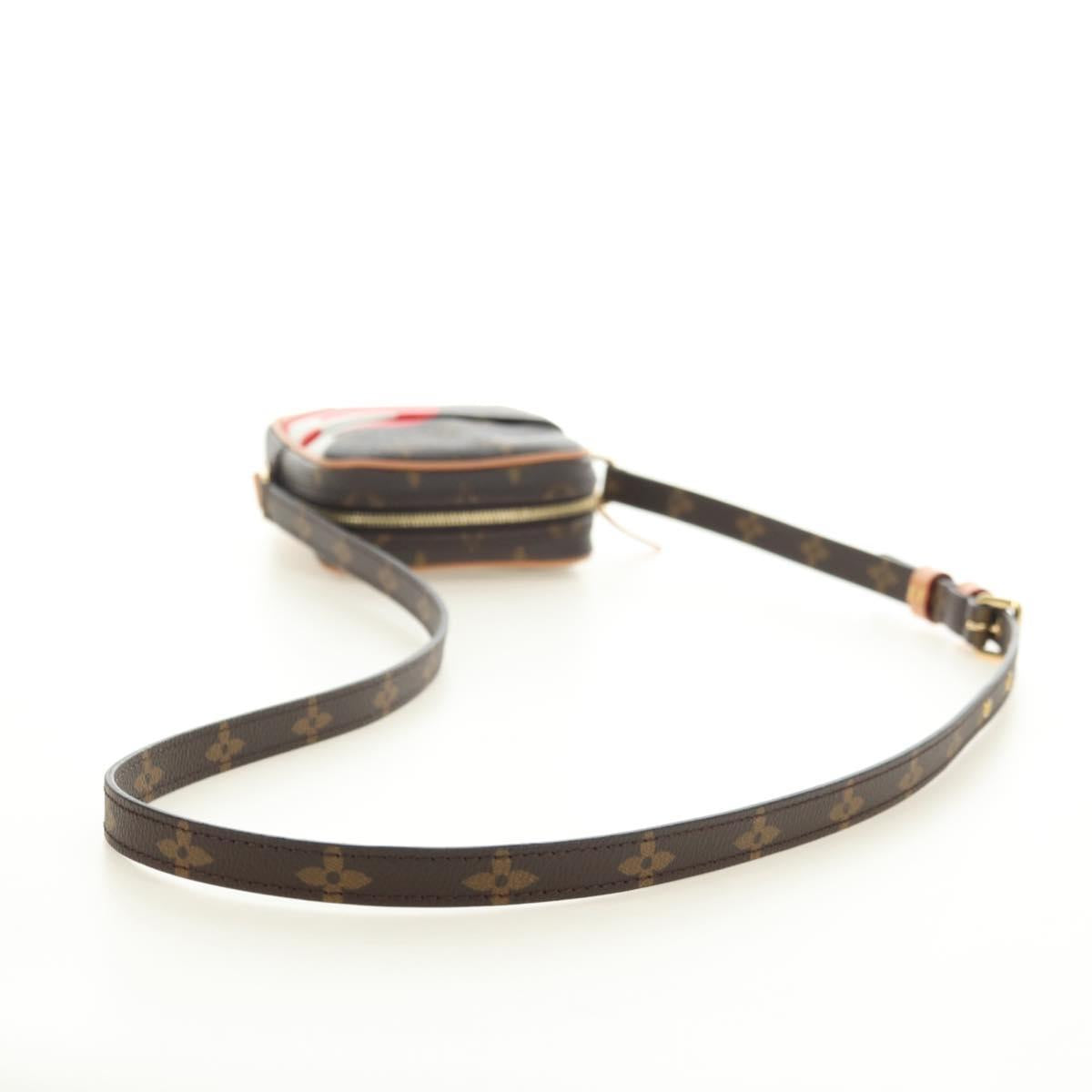 LOUIS VUITTON Monogram Game On Panam Shoulder Bag M82691 LV Auth bs35351M