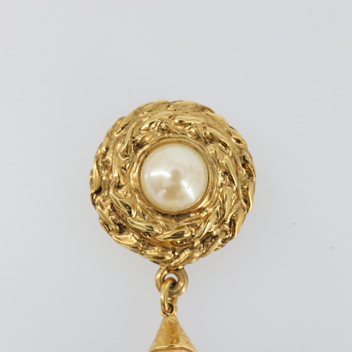 SAINT LAURENT Brooch metal Gold Auth bs35355A