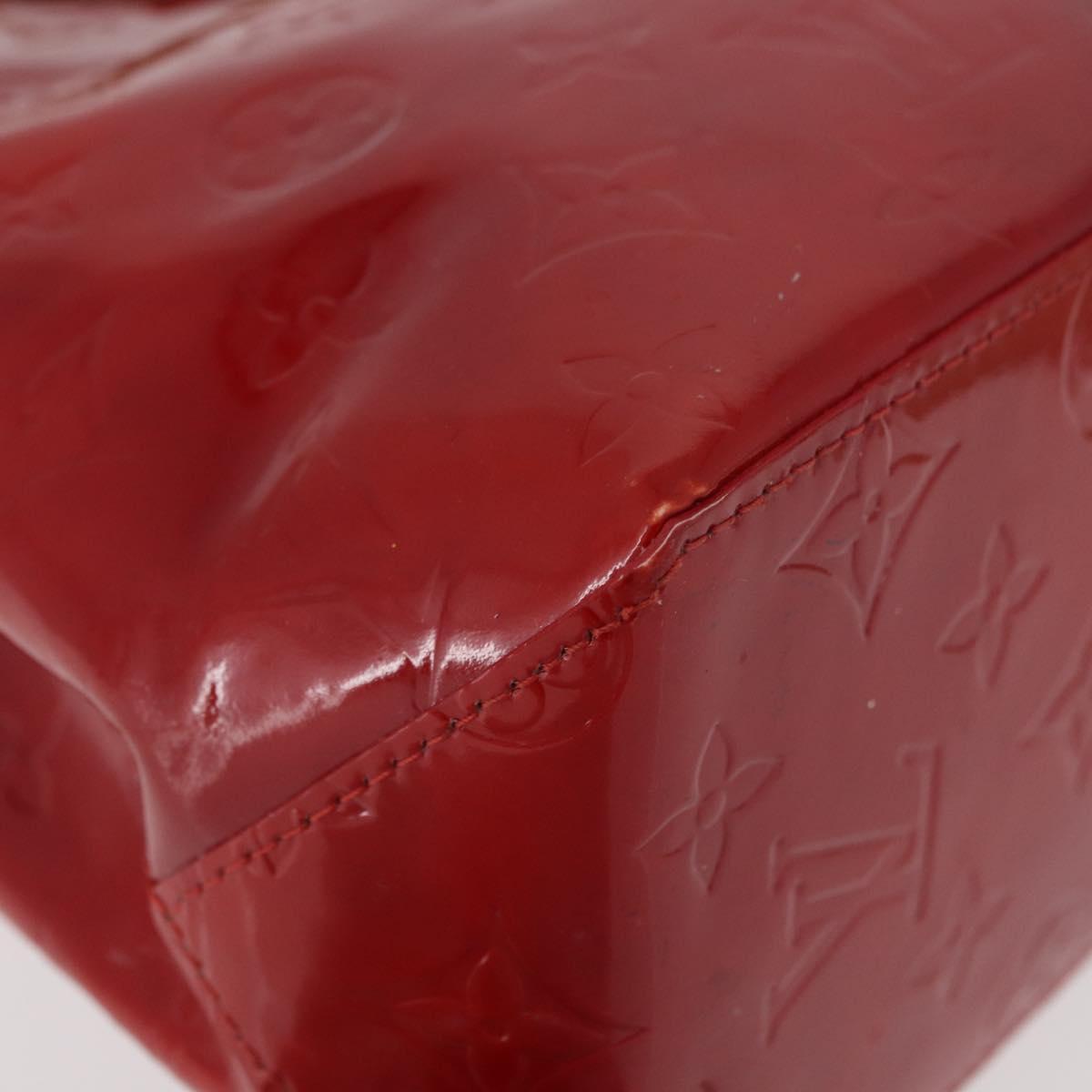 LOUIS VUITTON Monogram Vernis Reade PM Bag Pomme D'amour M91990 LV Auth bs35375