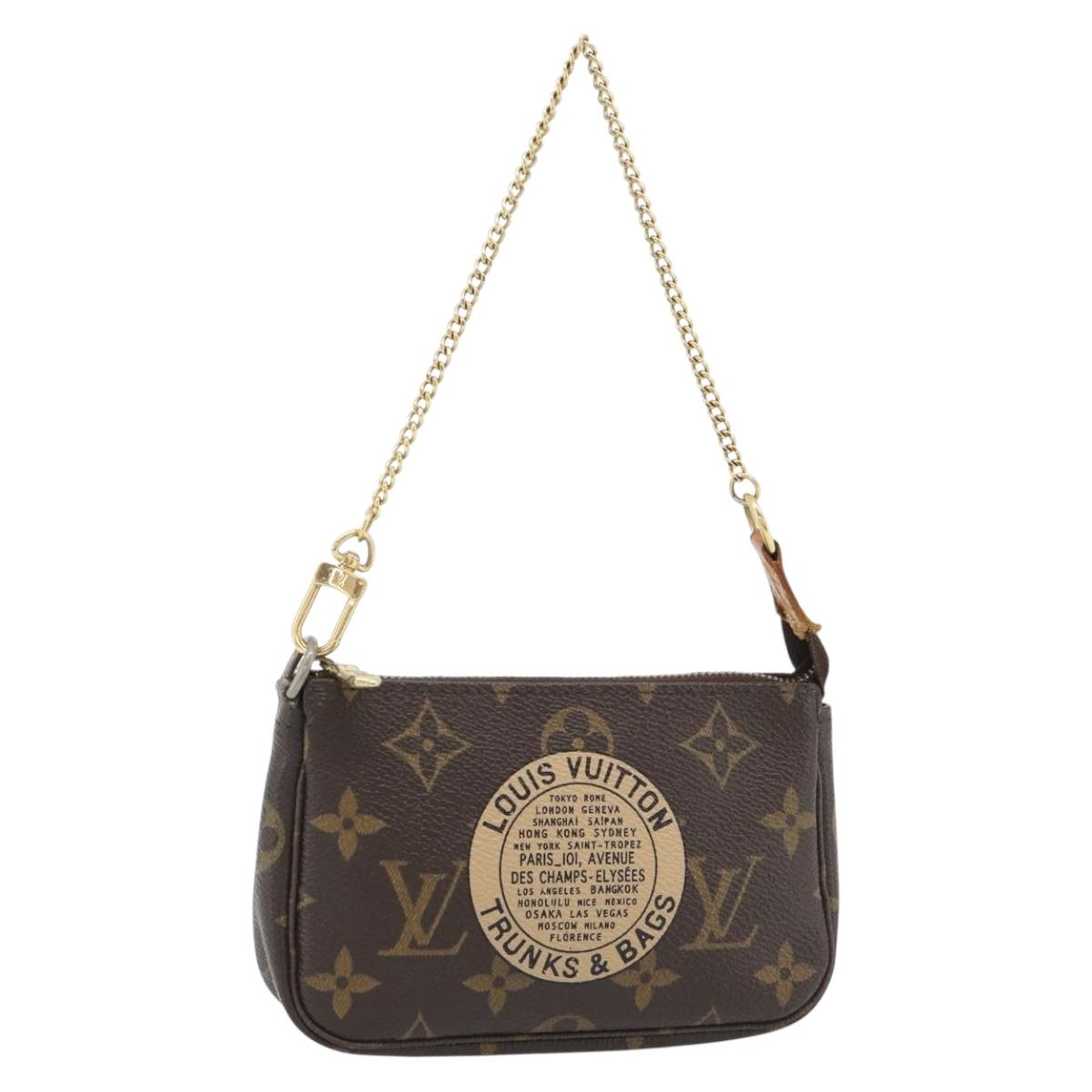 LOUIS VUITTON Monogram Mini Pochette Accessoires Pouch T&B M60153 Auth bs35377