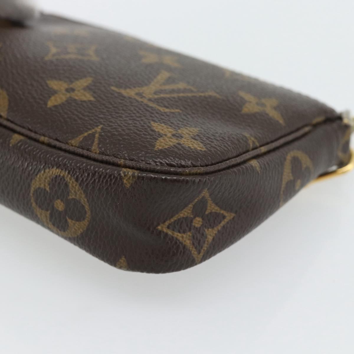 LOUIS VUITTON Monogram Mini Pochette Accessoires Pouch T&B M60153 Auth bs35377