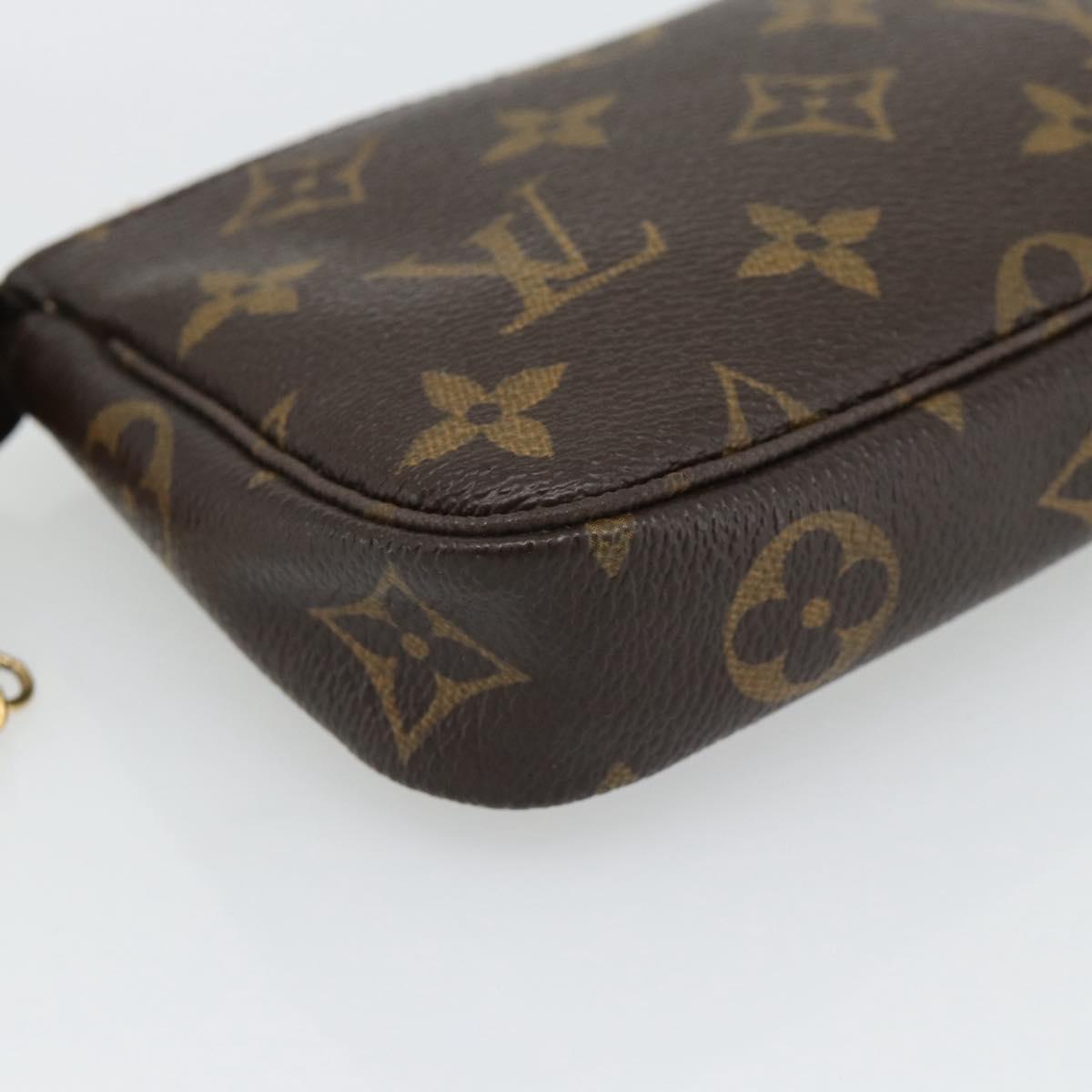 LOUIS VUITTON Monogram Mini Pochette Accessoires Pouch T&B M60153 Auth bs35377