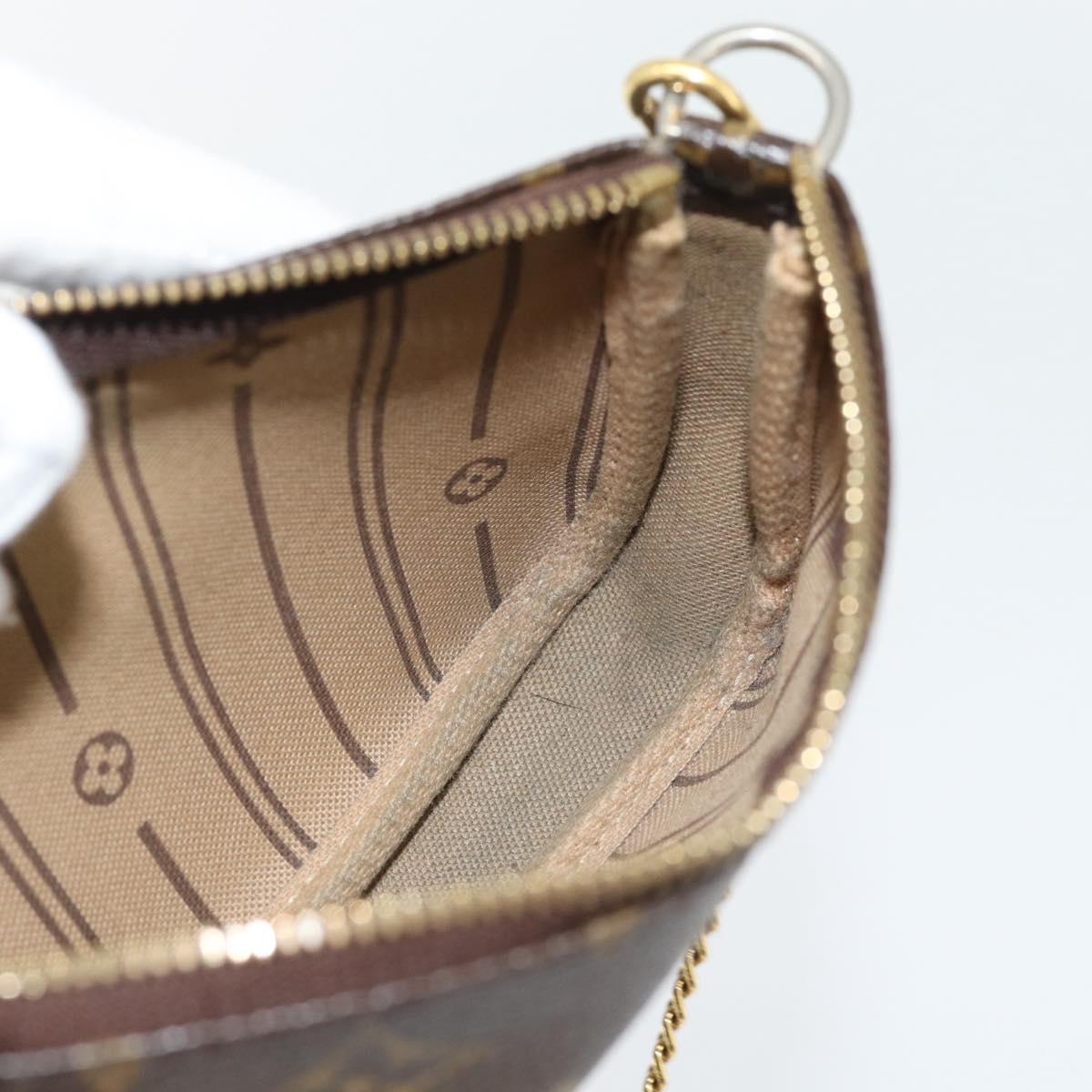 LOUIS VUITTON Monogram Mini Pochette Accessoires Pouch T&B M60153 Auth bs35377