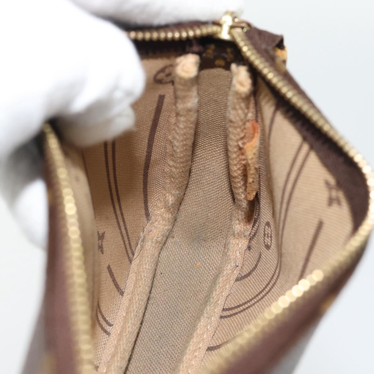 LOUIS VUITTON Monogram Mini Pochette Accessoires Pouch T&B M60153 Auth bs35377