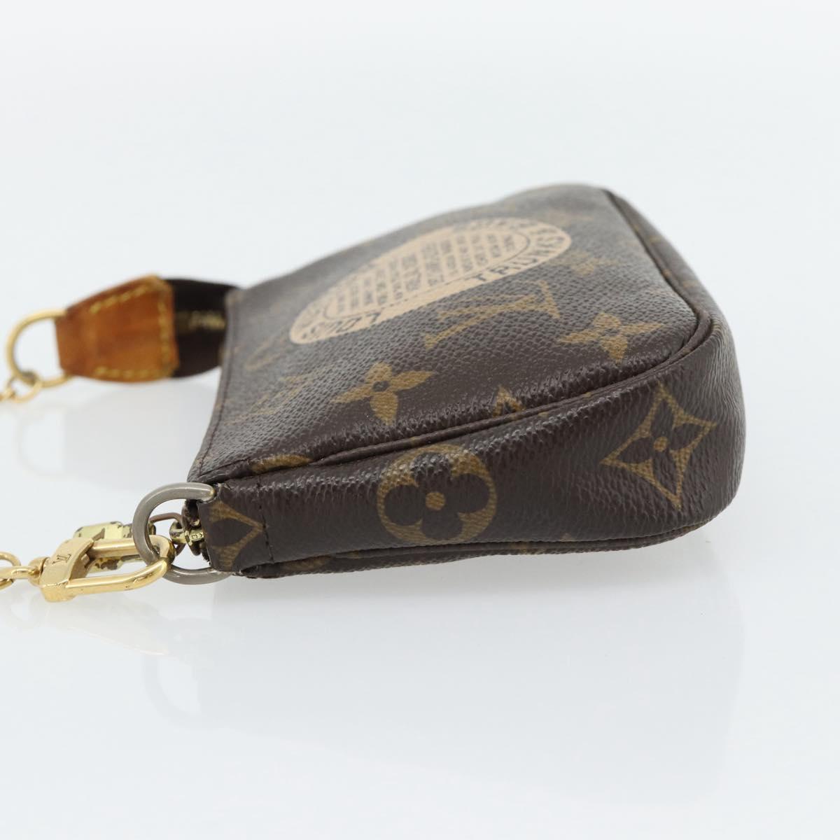 LOUIS VUITTON Monogram Mini Pochette Accessoires Pouch T&B M60153 Auth bs35377