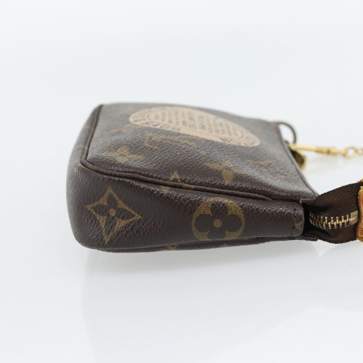 LOUIS VUITTON Monogram Mini Pochette Accessoires Pouch T&B M60153 Auth bs35377